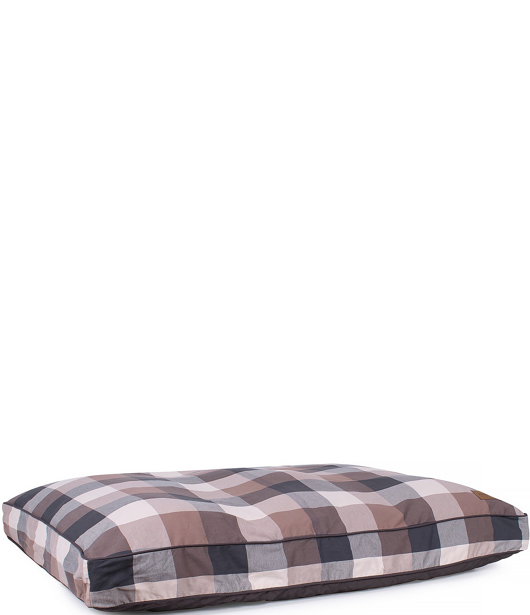 Pendleton Block Plaid Classic Napper Dog Bed with Removeable Cover