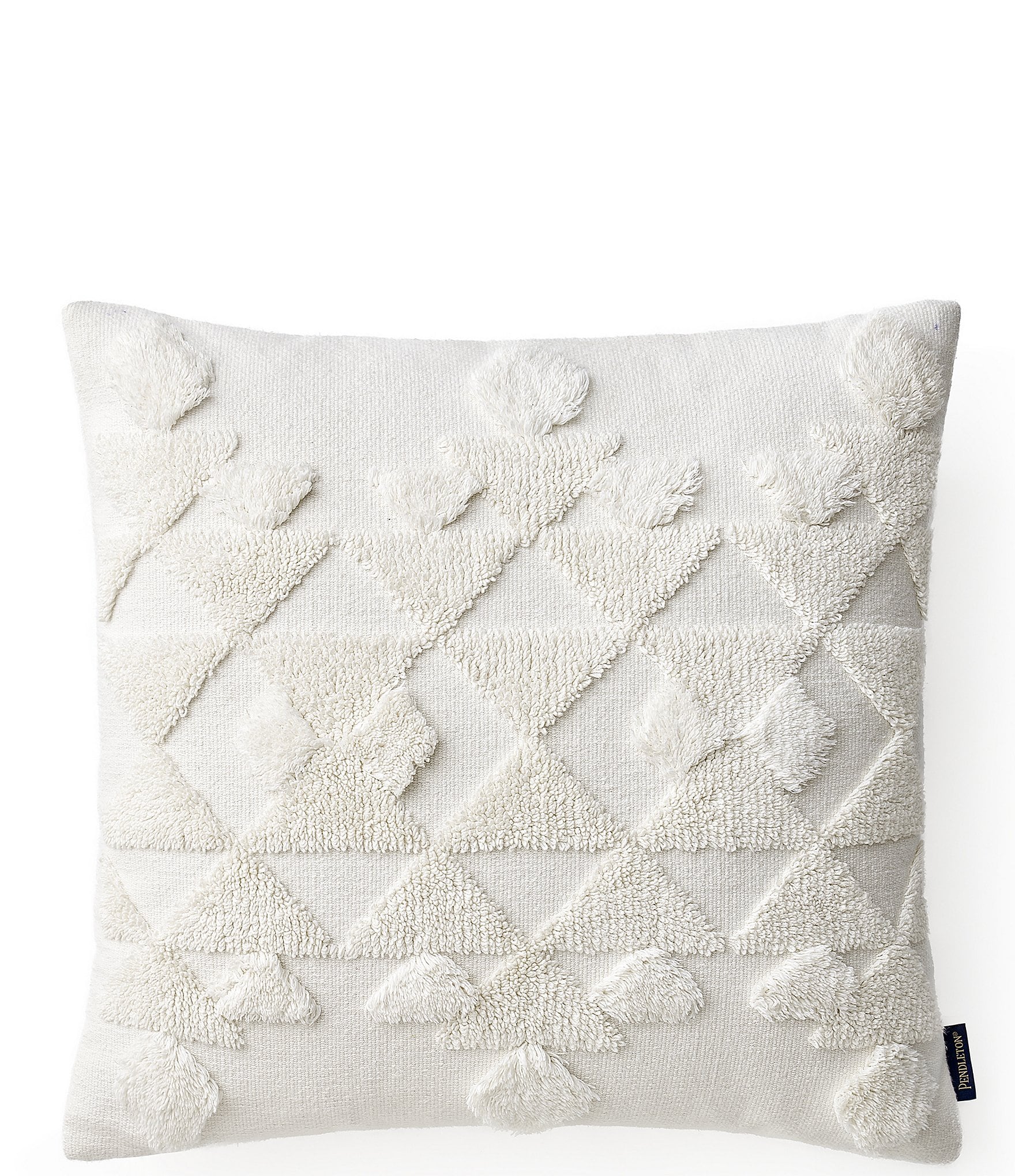 Cape Cod Ivory Tufted Cozy Coastal Pillow