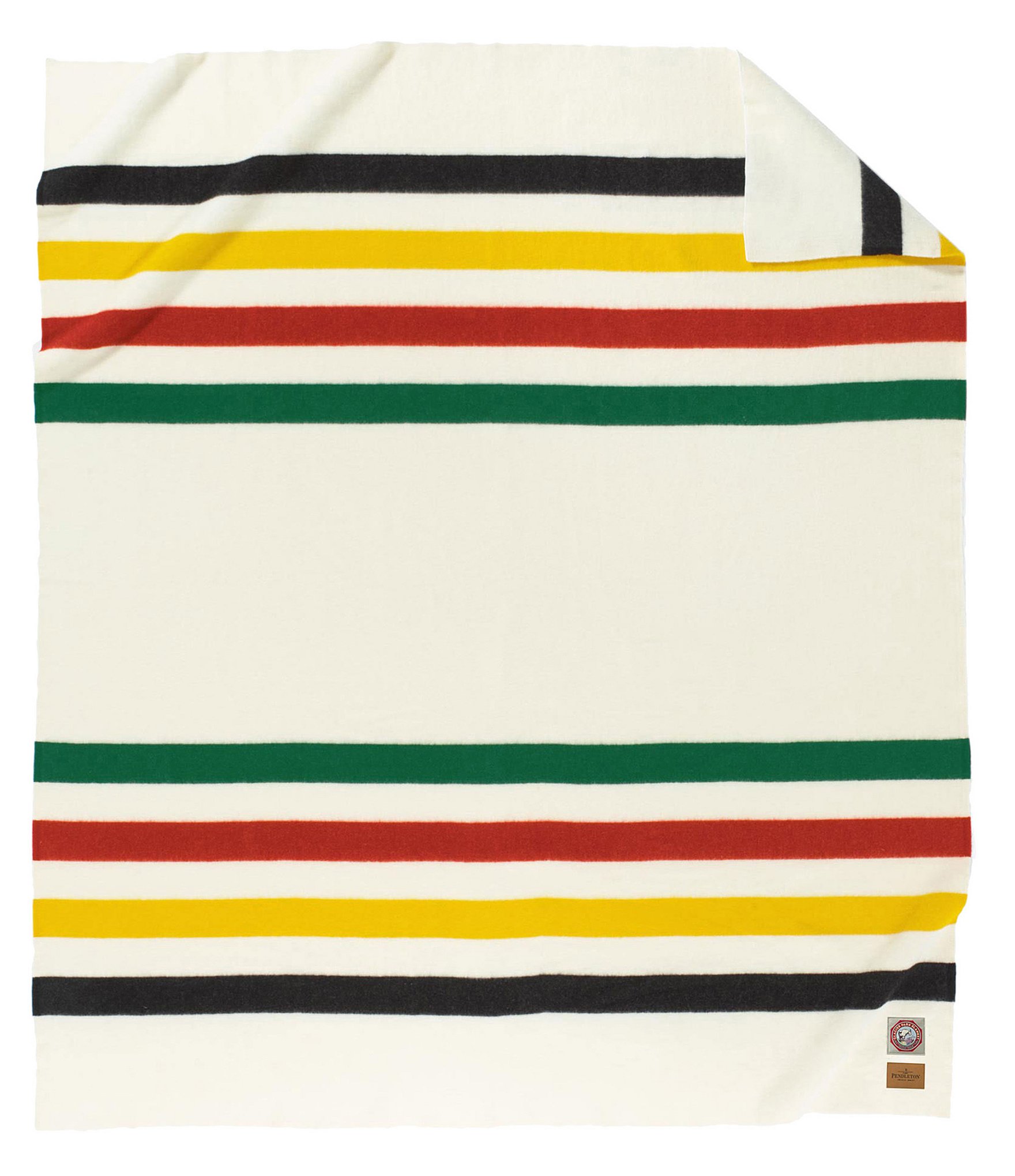 Pendleton Glacier National Park Striped Wool Blanket