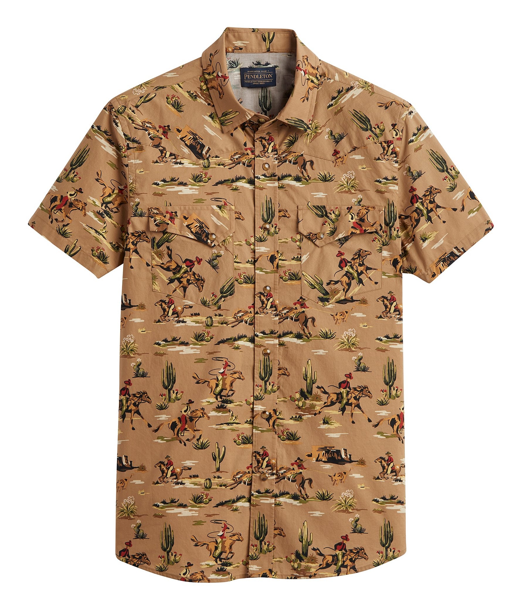 Pendleton Laramie Printed Short Sleeve Woven Shirt | Dillard's