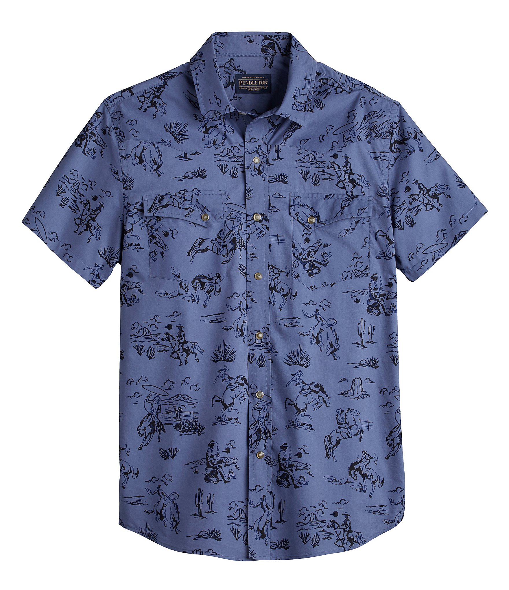 Pendleton Laramie Short Sleeve Woven Shirt | Dillard's