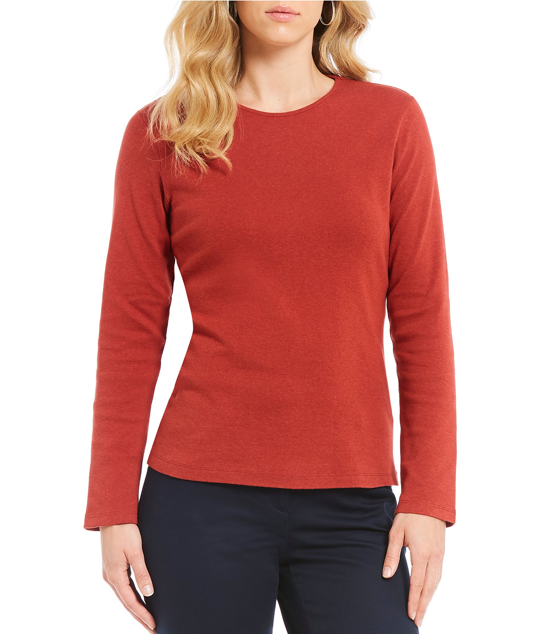 Pendleton Long Sleeve Knit Jersey Tee | Dillards