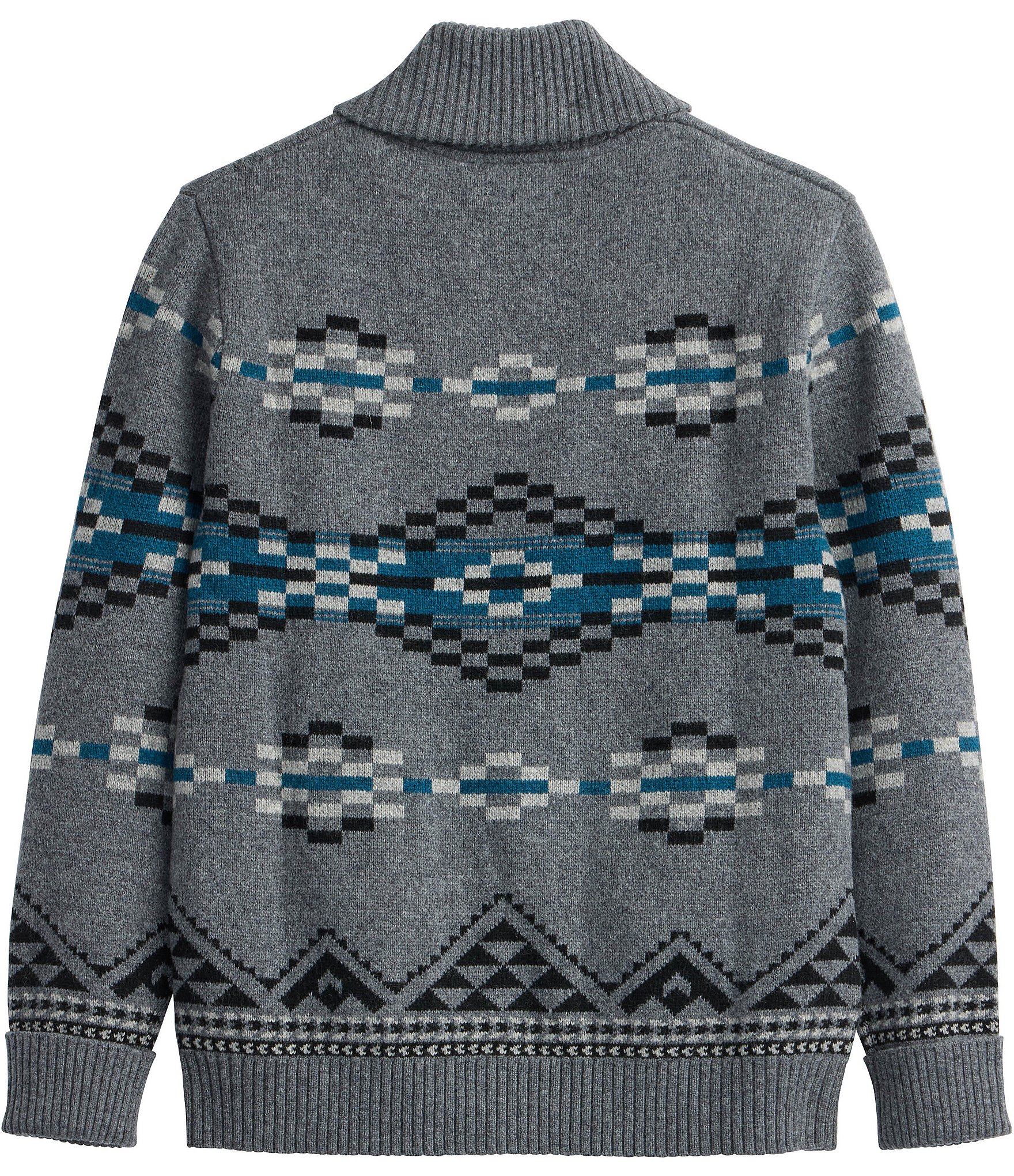 Pendleton Lost Trail Lambswool Full-Zip Cardigan