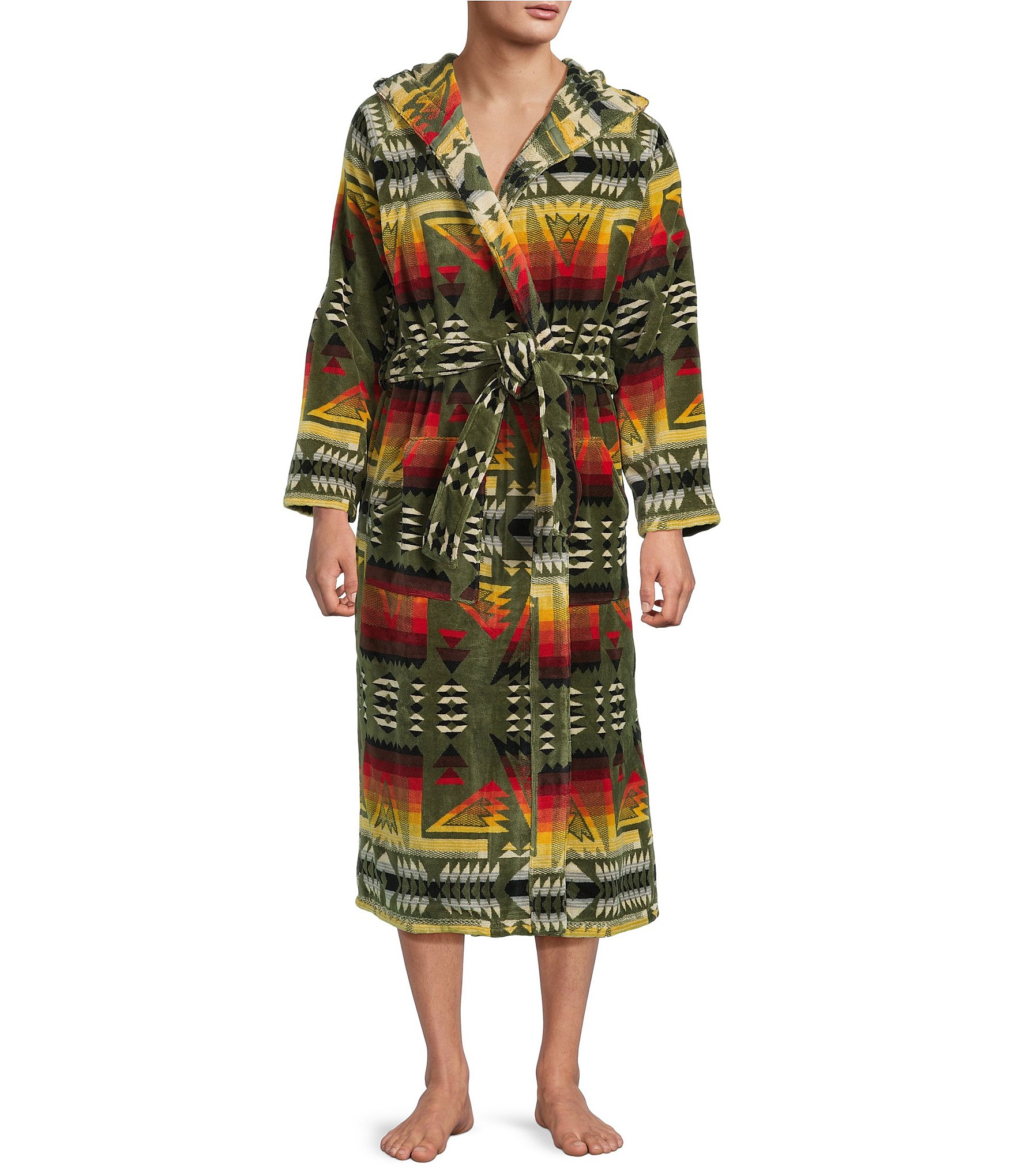 Pendleton Ponderosa Terry Velour Hooded Robe