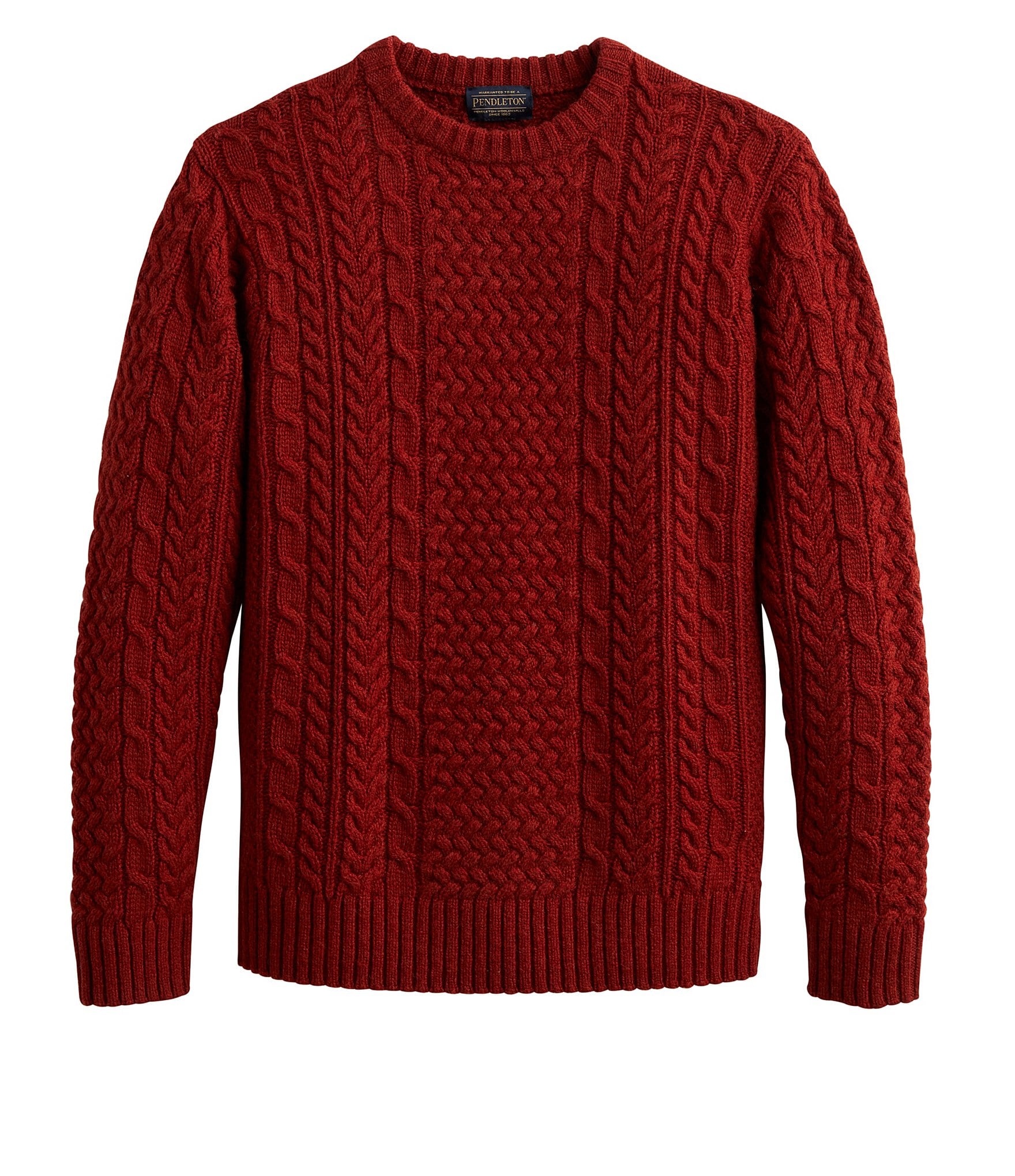 Pendleton Shetland Wool Fisherman Sweater
