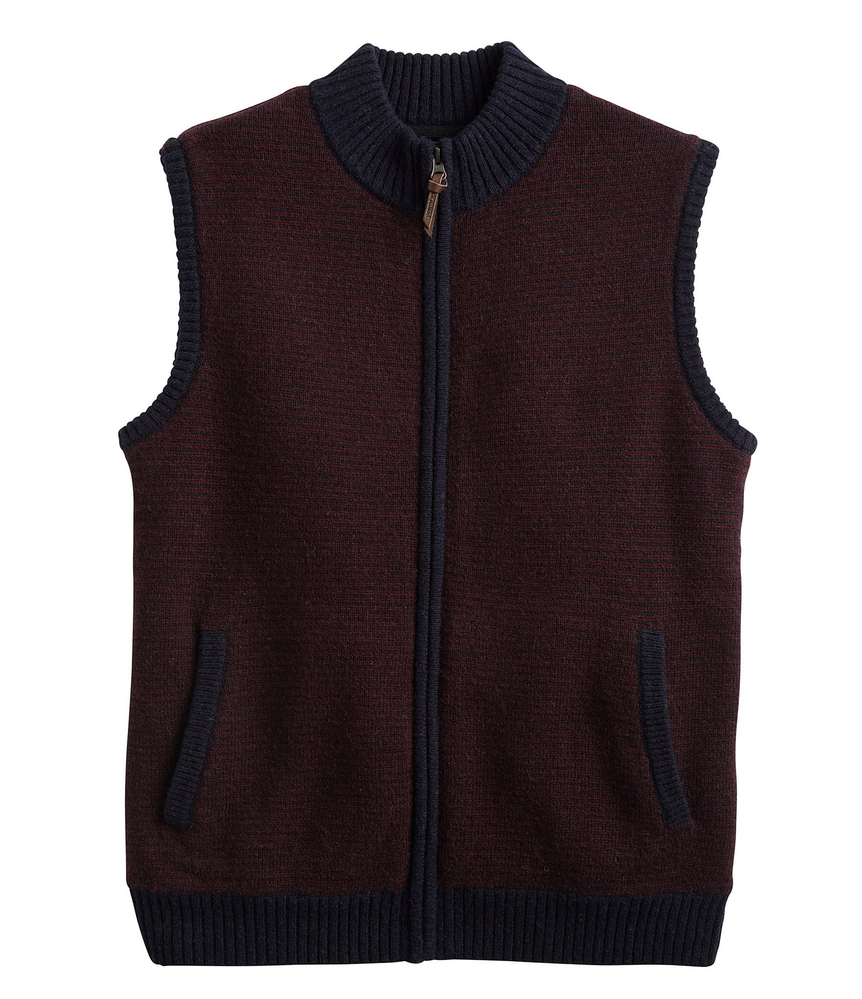 Mens sleeveless sweater vest hotsell with zipper