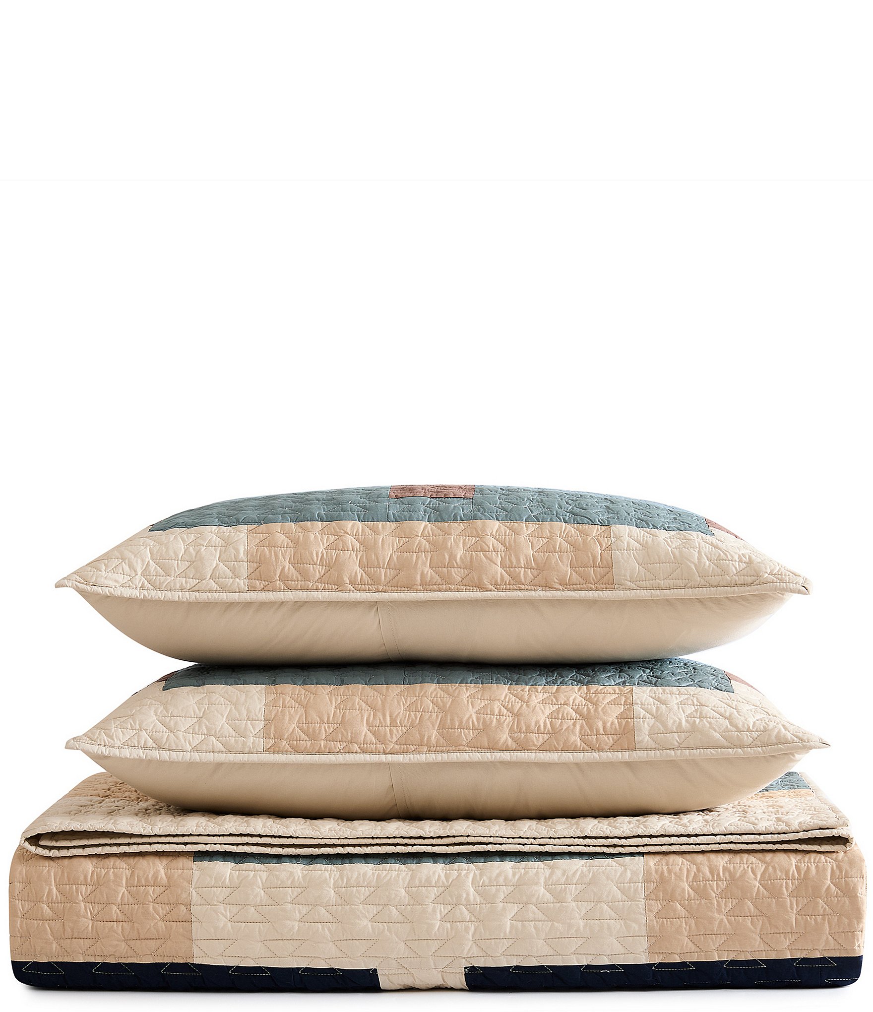 Pendleton Shiprock Collection by Pendleton Southwestern Inspired Geometric Pattern Quilt Mini Set