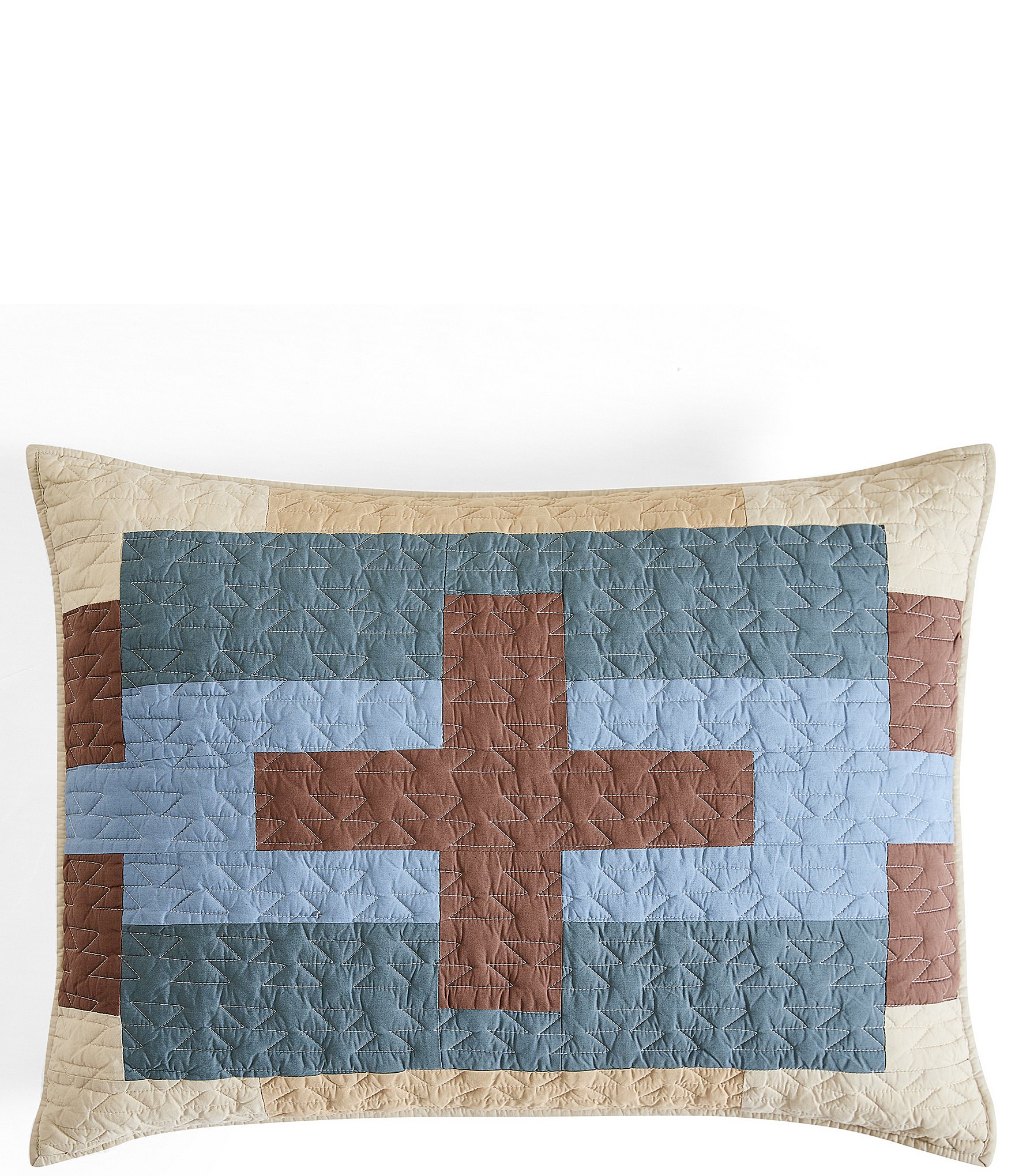 Pendleton Shiprock Collection by Pendleton Southwestern Inspired Geometric Pattern Quilt Mini Set