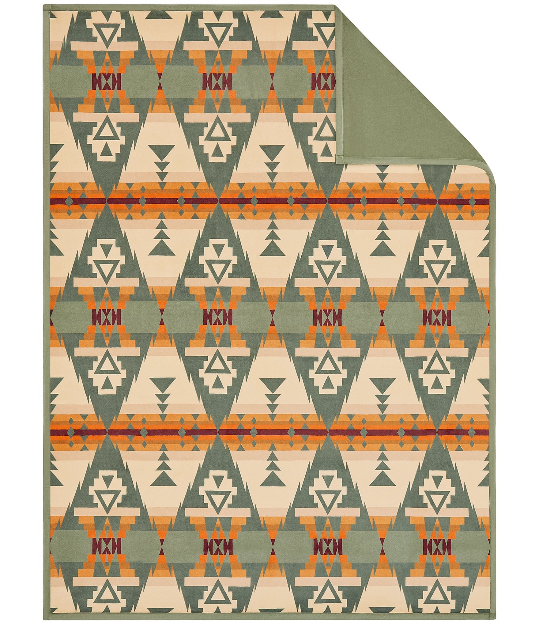 Pendleton Siskiyou Range Bold Geometric Pattern Reversible Throw