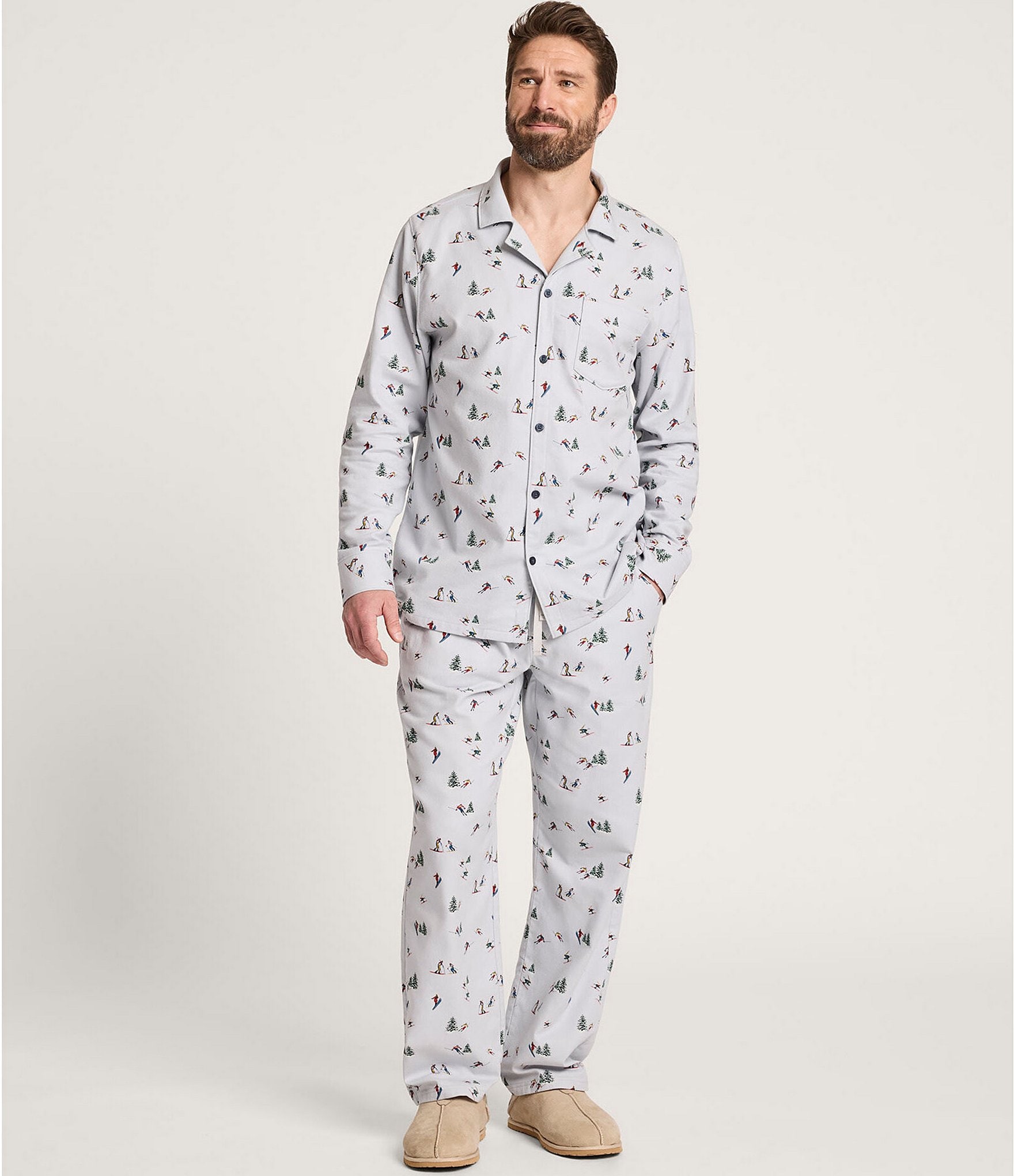 Pendleton Soft Flannel Outdoor Ski Print Pajama Pants