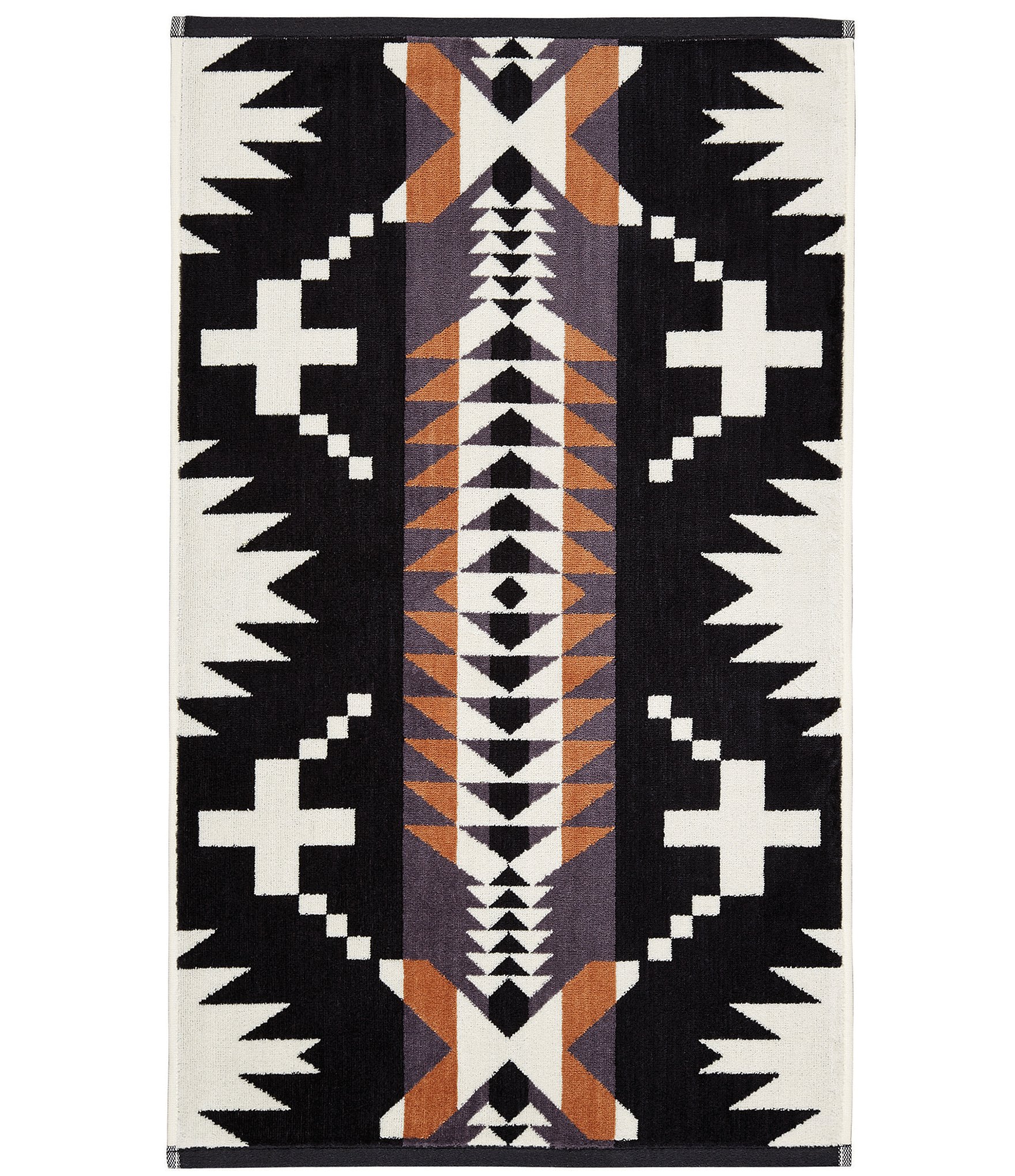 Pendleton Spider Rock Towel Collection Jacquard Southwestern Geometric Pattern 3-Piece Bath Towel Set