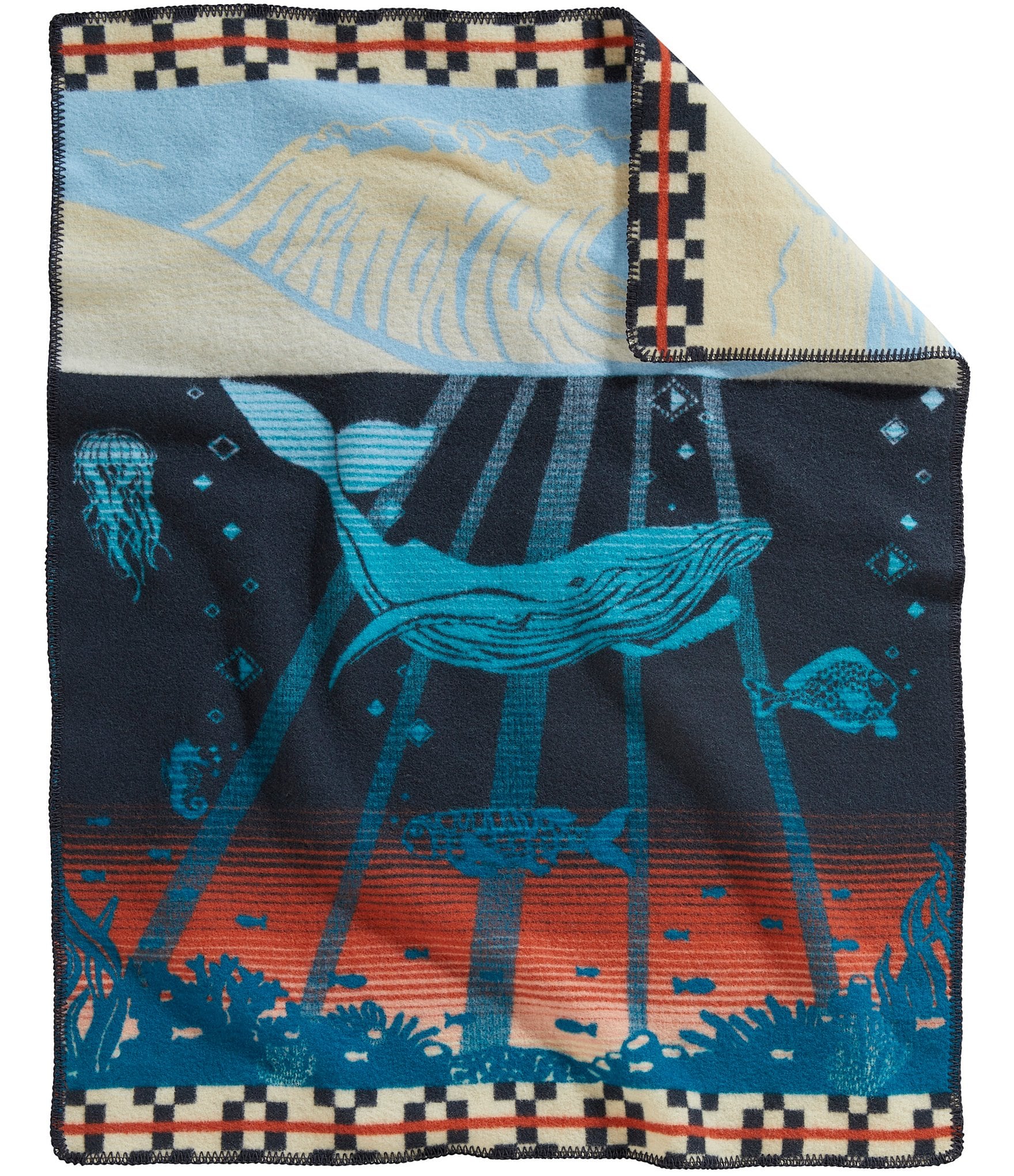 Pendleton Tide School Southwestern Print Crib Blanket