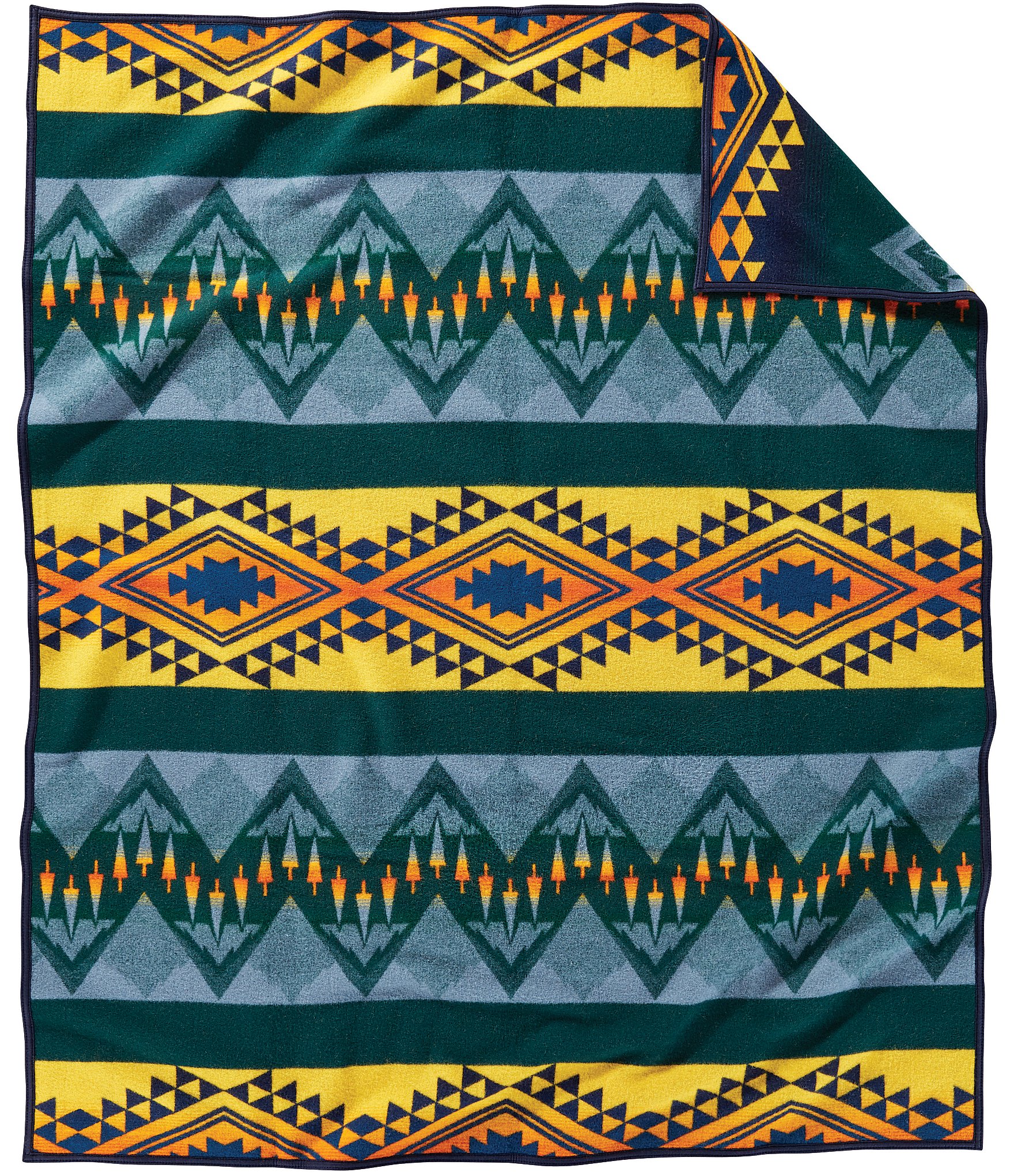 Pendleton Wildland Heroes Firefighters Southwestern Geometric Pattern Throw Blanket