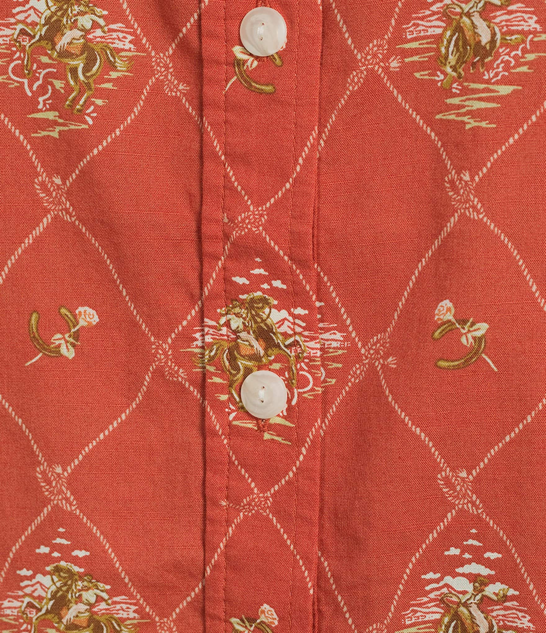 Pendleton Winona Adobe Lattice Print Point Collar Long Sleeve Shirt