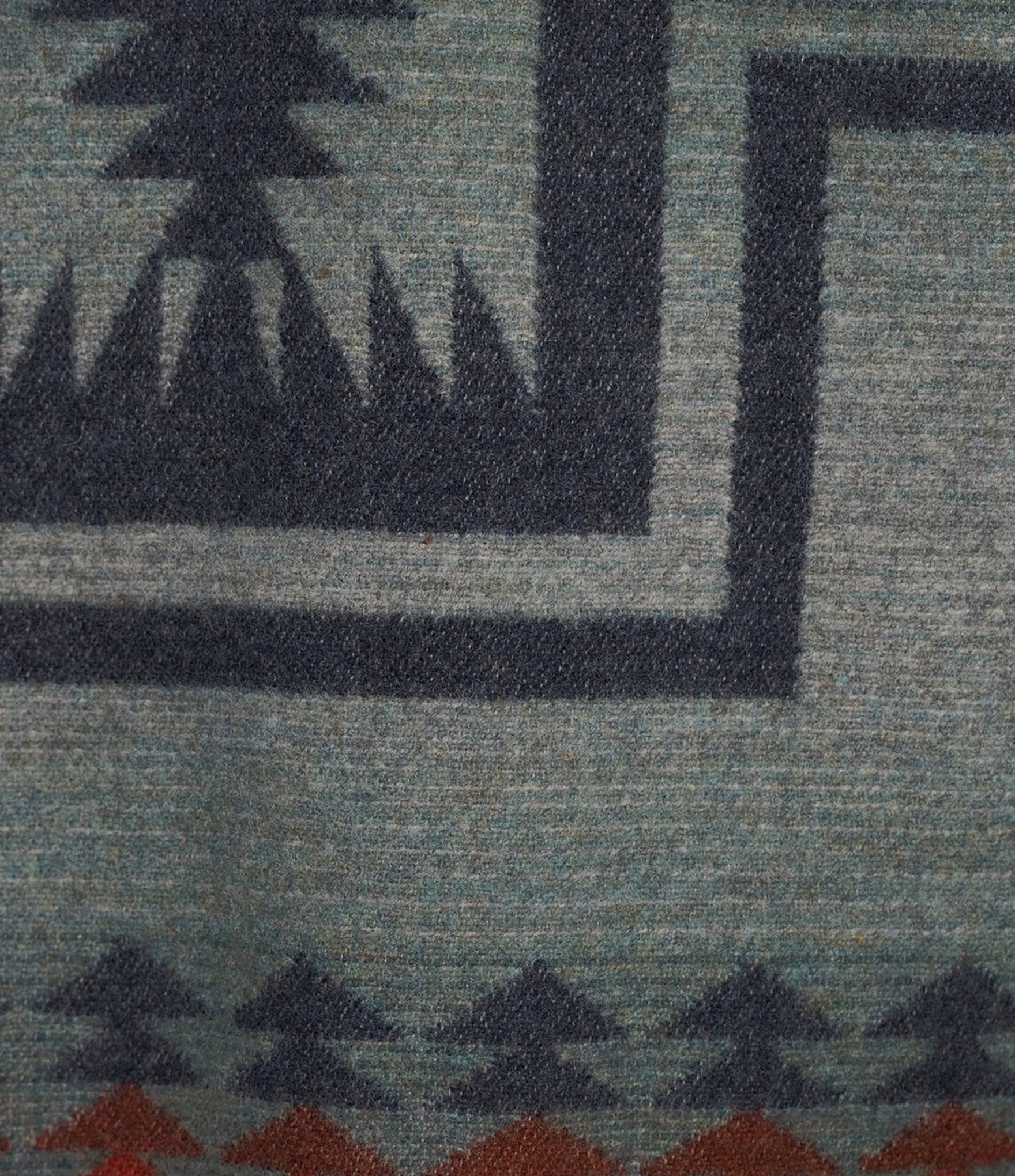 Pendleton Woven Jacquard Harding Print Point Long Sleeve Reversible Coat