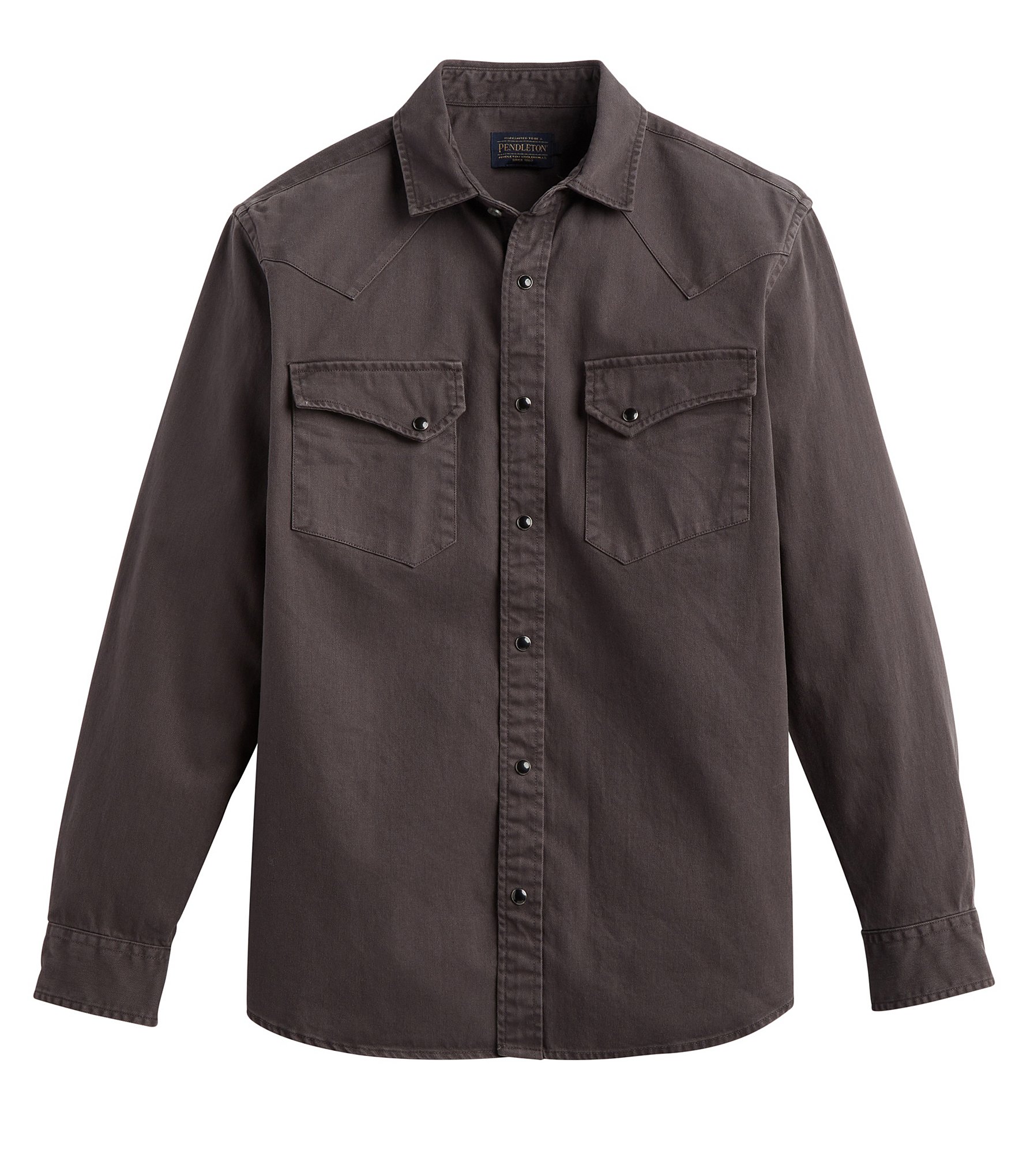 Pendleton Wyatt Denim Long Sleeve Woven Shirt | Dillard's