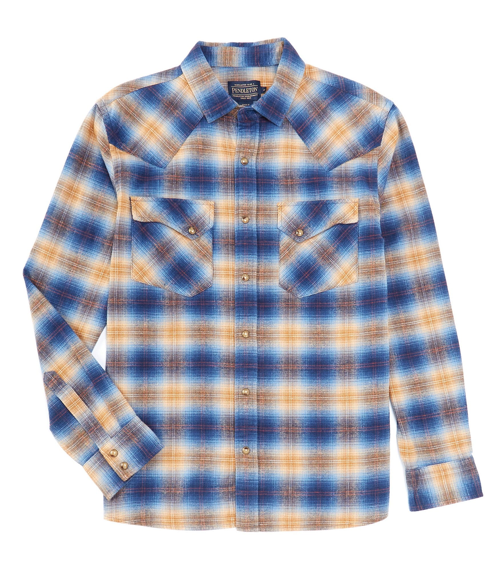 Pendleton Wyatt Long Sleeve Woven Shirt | Dillard's