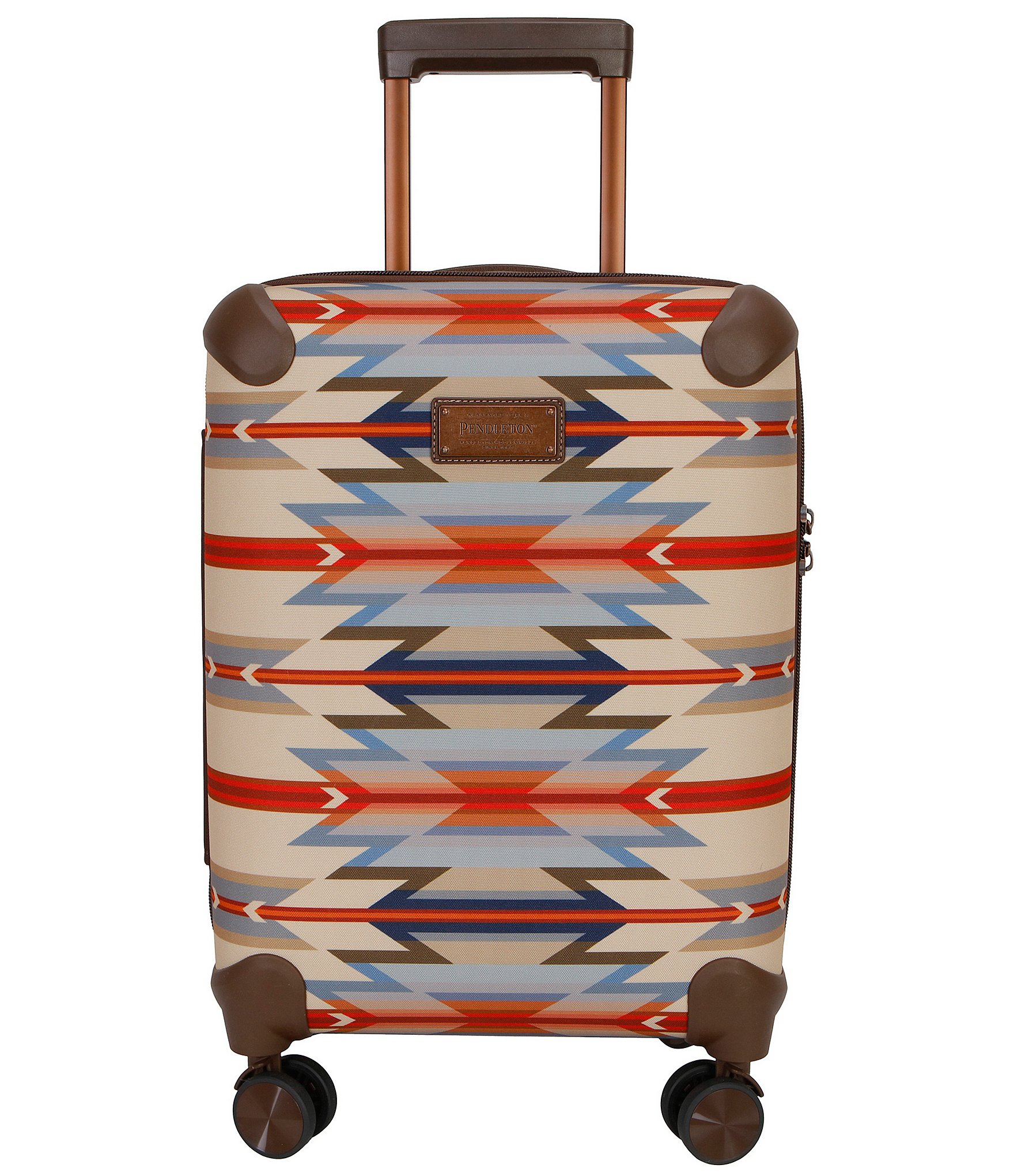 Pendleton Wyeth Trail 20#double; Hardside Polyester Carry-On Spinner Suitcase