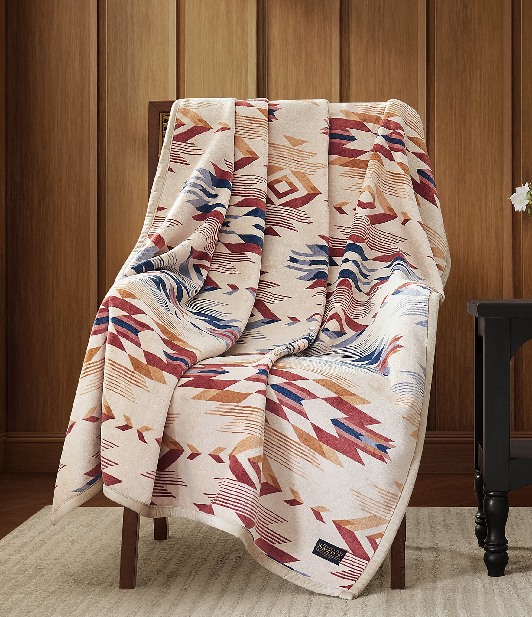 Pendleton Wyeth Trail Fall Southwestern Geometric Pattern Reversible Throw