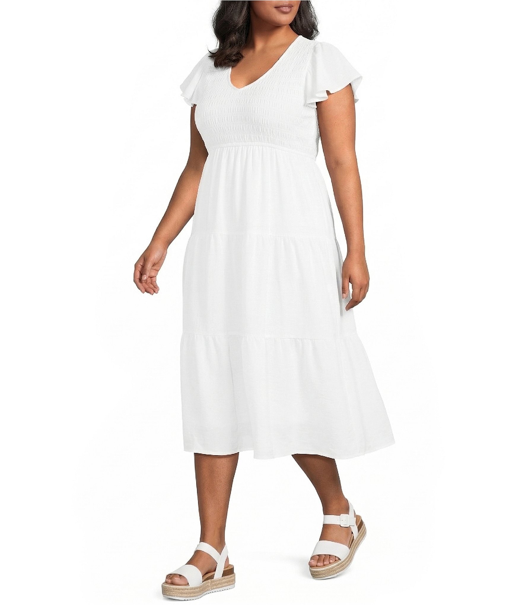 blue dress for baby girl Adair White Mini Dress - US 12