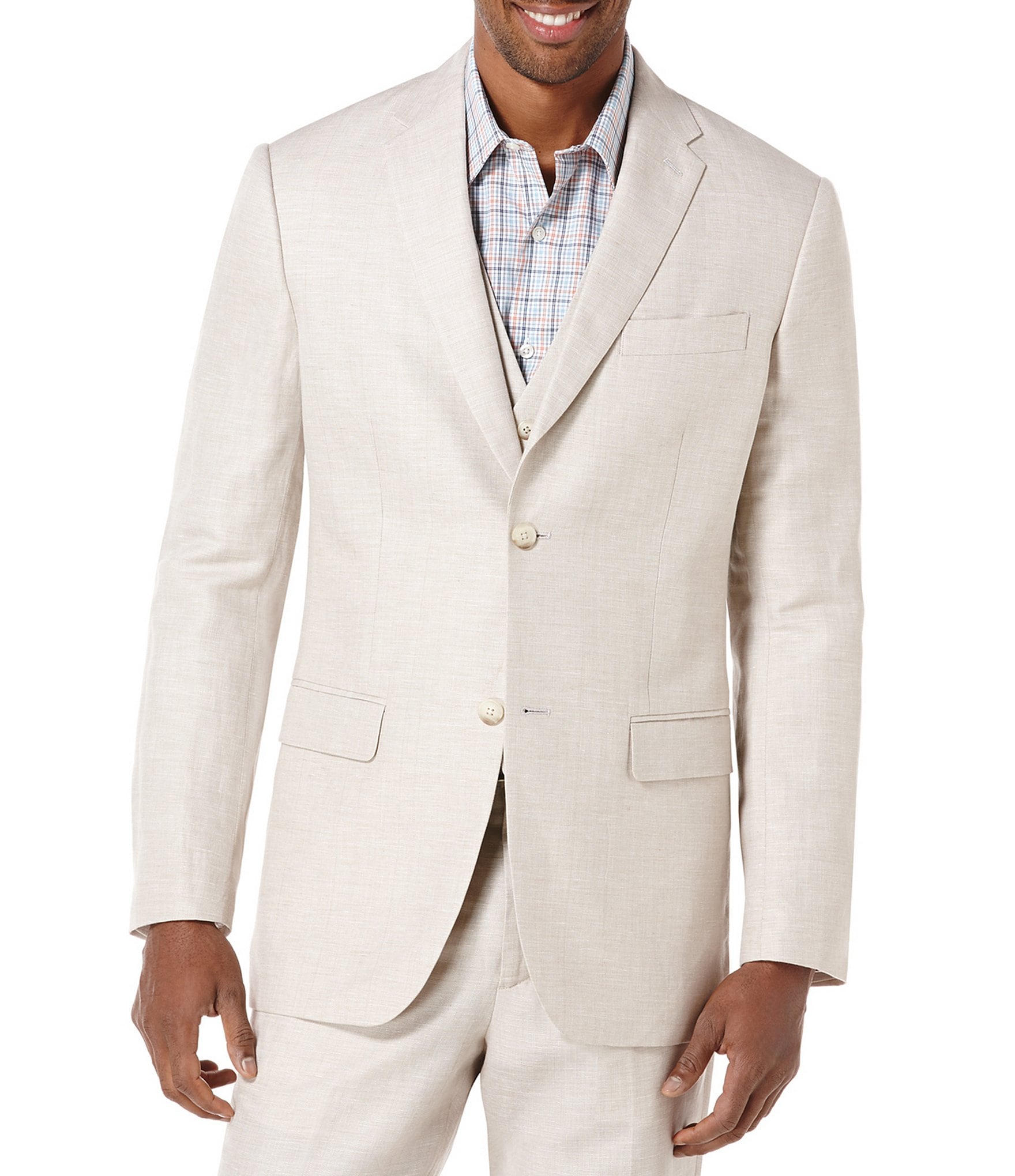 Perry Ellis Mens Big-Tall Linen Suit Jacket Clothing & Accessories ...