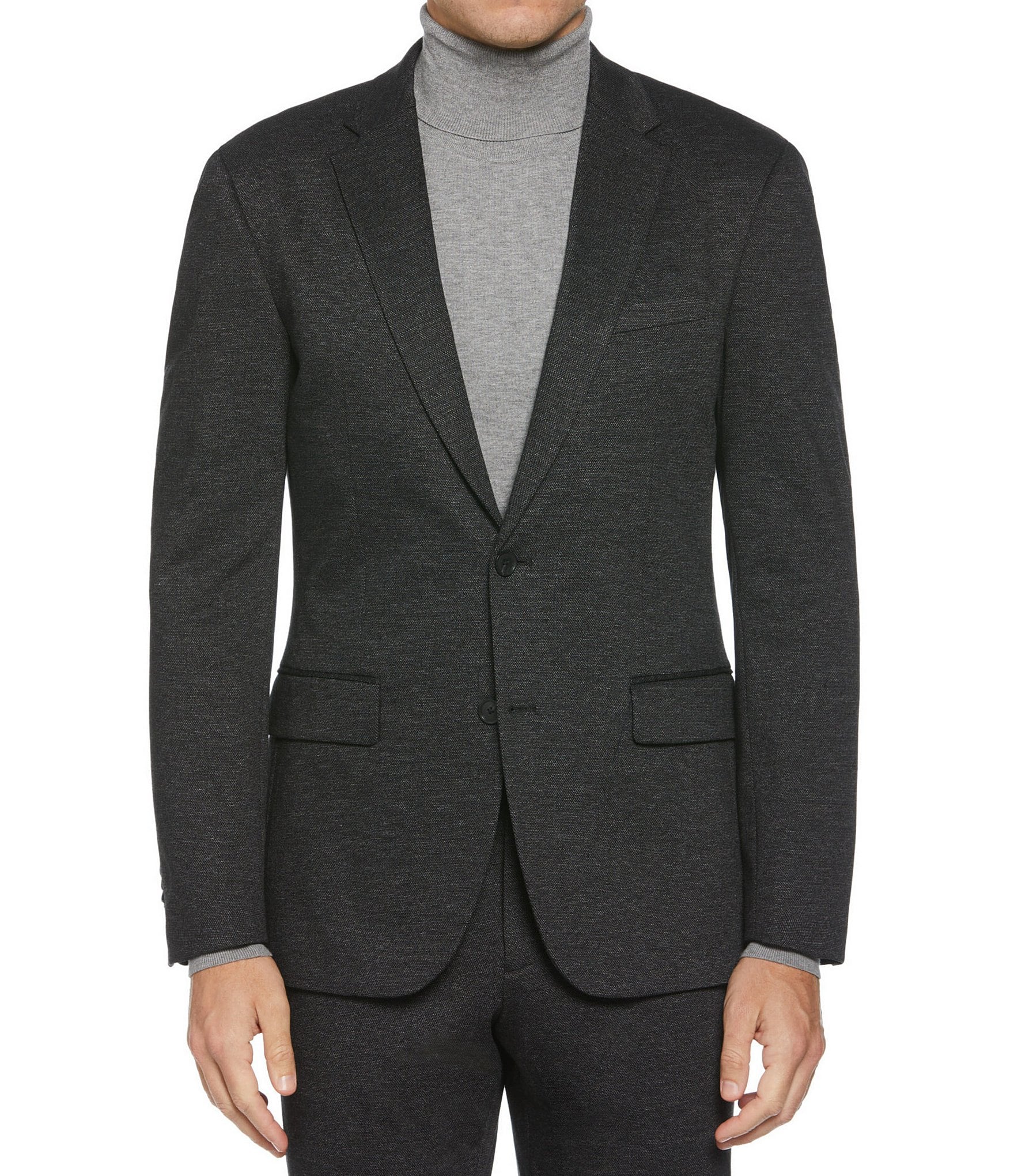 Perry Ellis Big & Tall Performance Stretch Double-Knit Suit Separates ...