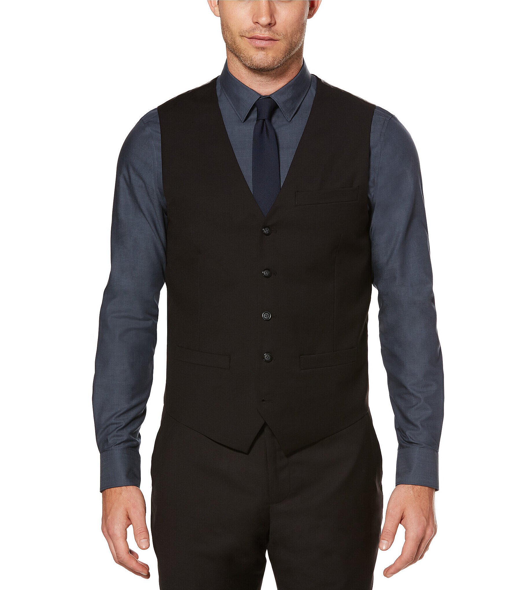 Black Suit Tie and Vest' Men's Tall T-Shirt