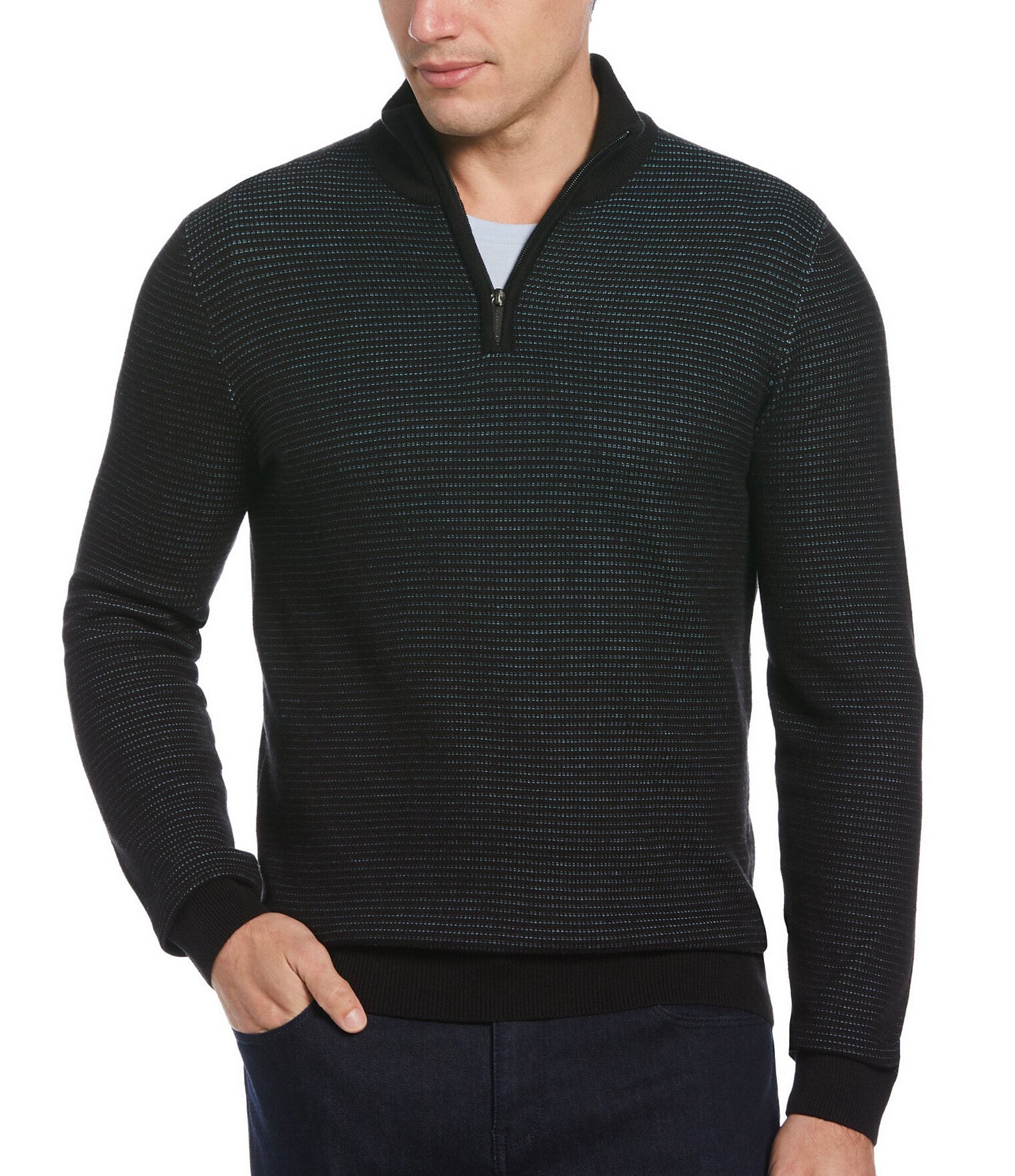 KingSize Men's Big & Tall Quarter Zip Sweater Fleece - Tall - L
