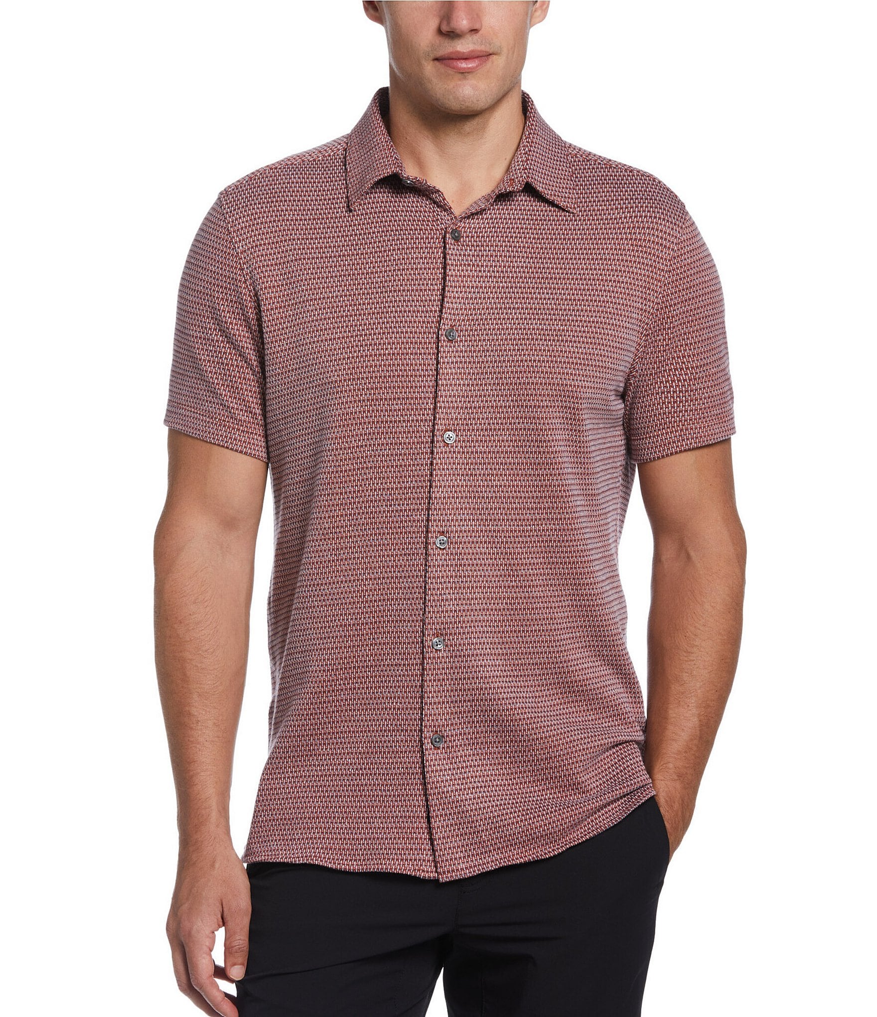 Perry Ellis Men's Shirt - Red - M