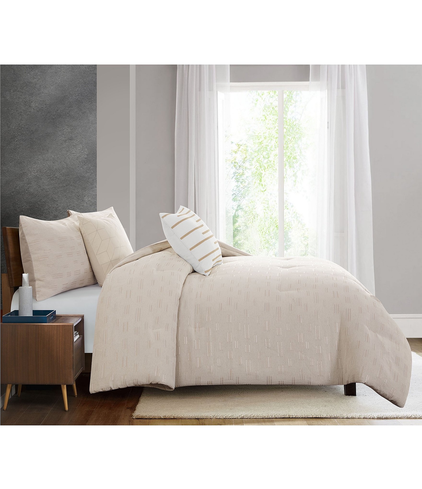 Perry Ellis Kyoto Textured Comforter Mini Set