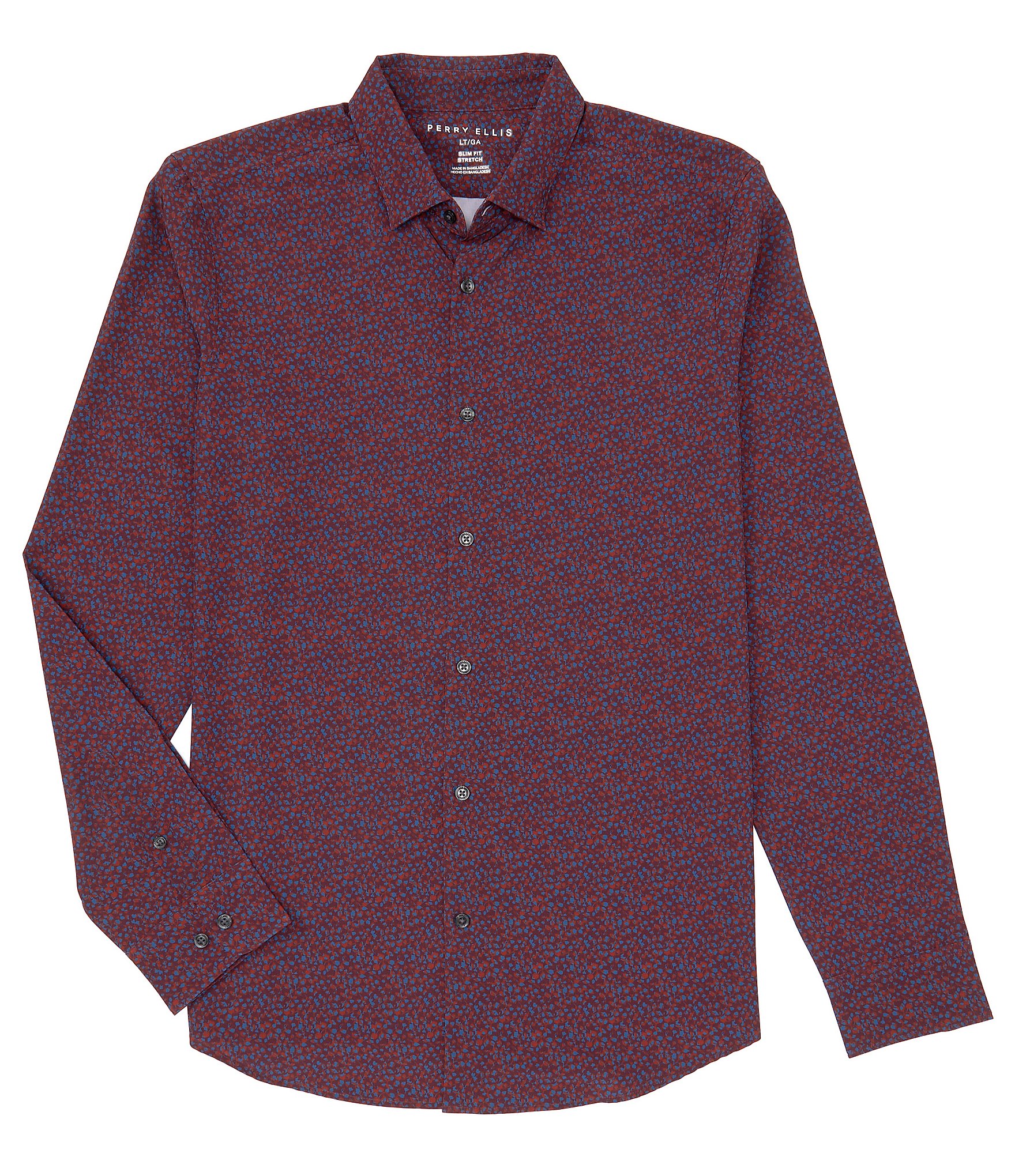 Perry Ellis Men's Shirt - Red - M