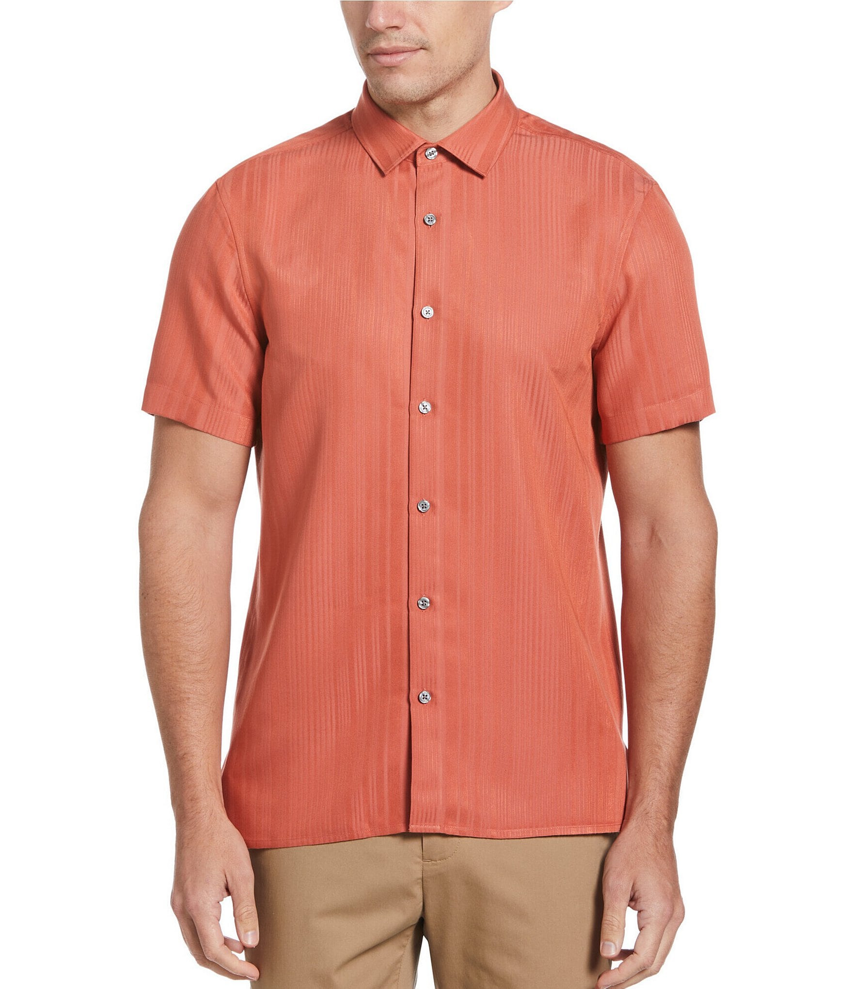 Perry Ellis Men's Shirt - Red - M