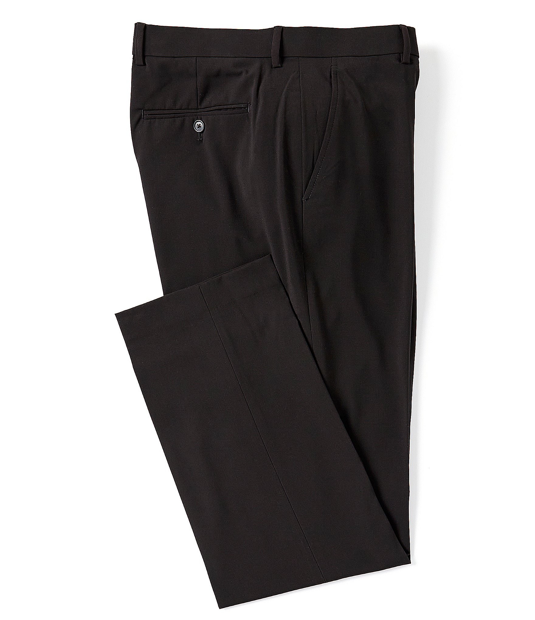 Perry Ellis Premium Tailored Flat Front Dress Pants | Dillard's