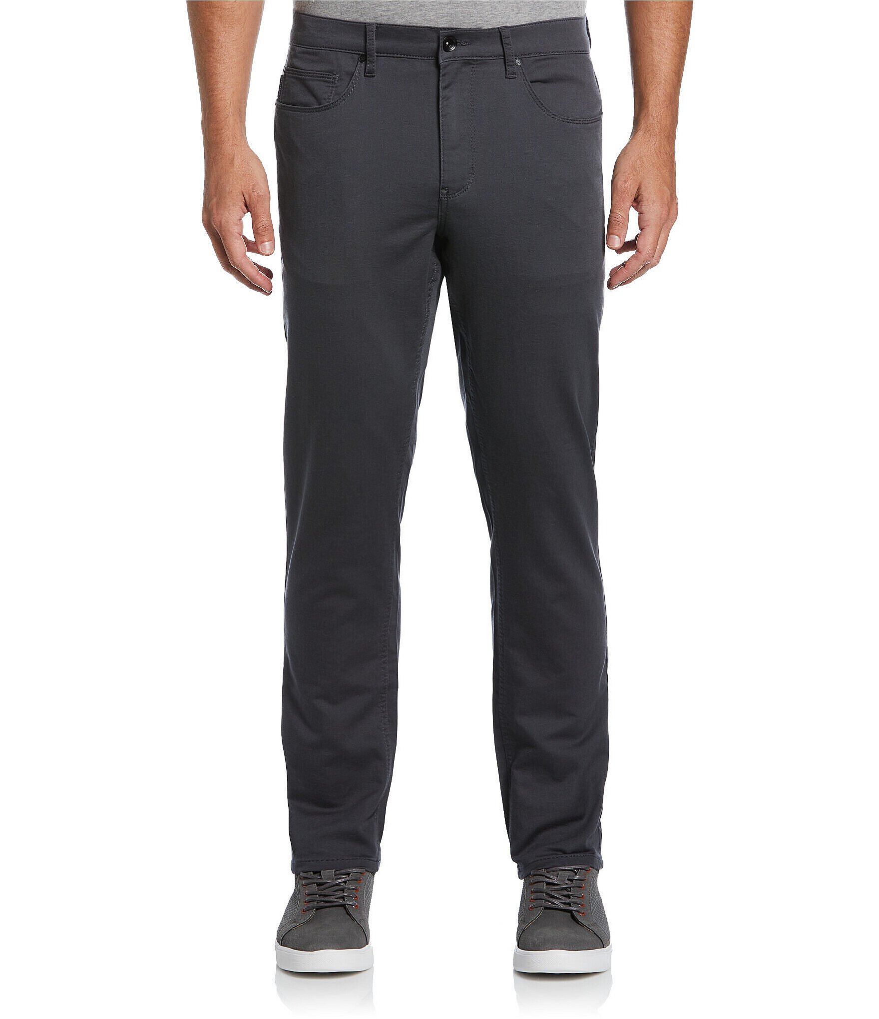 Perry Ellis Slim Fit Anywhere 5-Pocket Stretch Pants | Dillard's