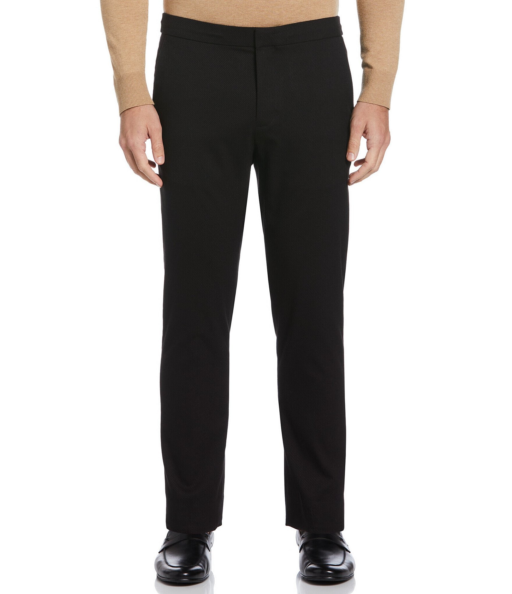 Perry Ellis Slim-Fit Flat-Front Performance Stretch Textured Suit ...