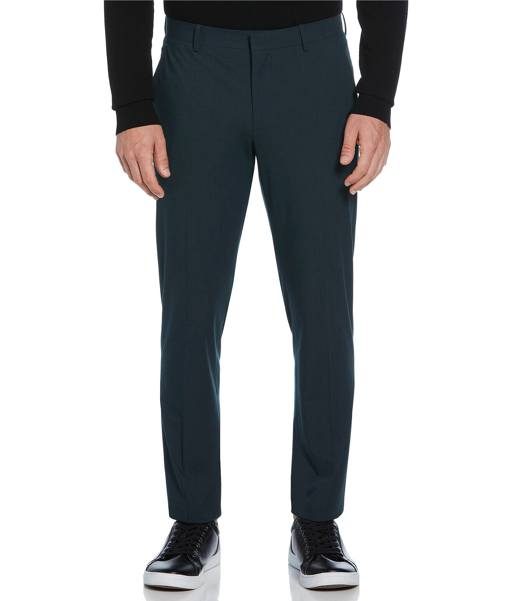 Perry Ellis Premium Stretch Modern Fit Flat Front Dress