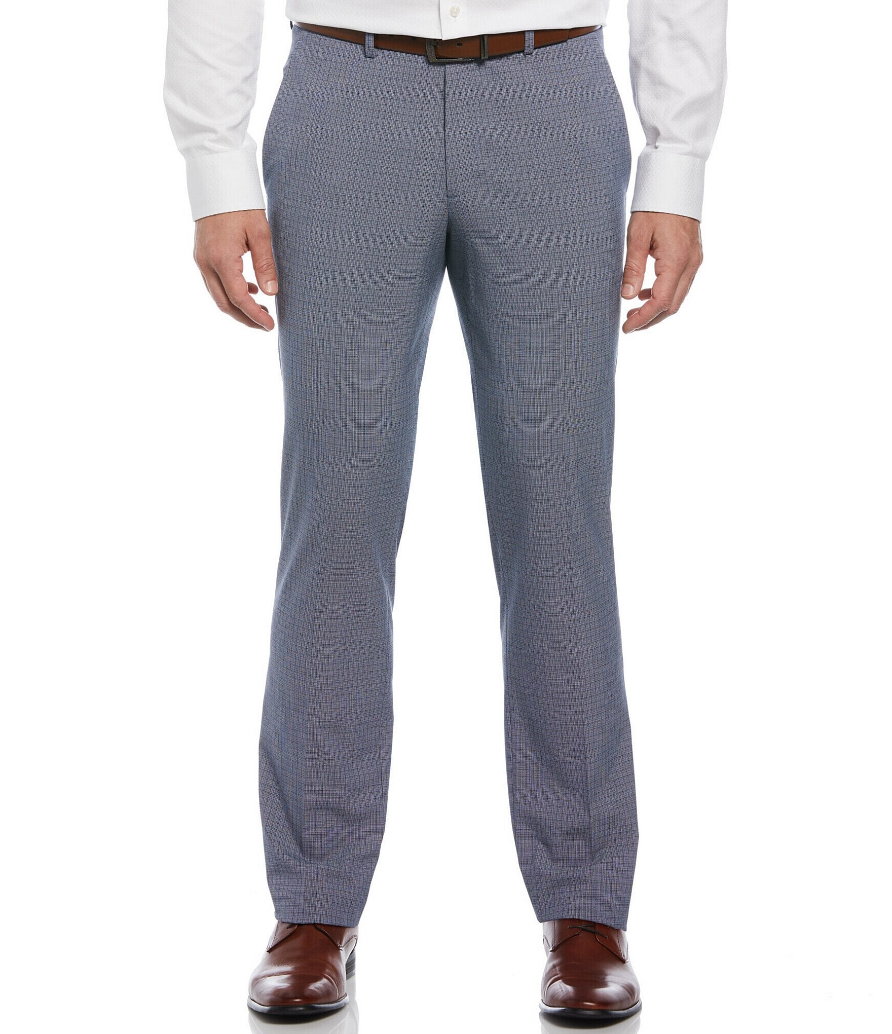 Perry Ellis Slim Fit Flat Front Suit Separates Dress Pants