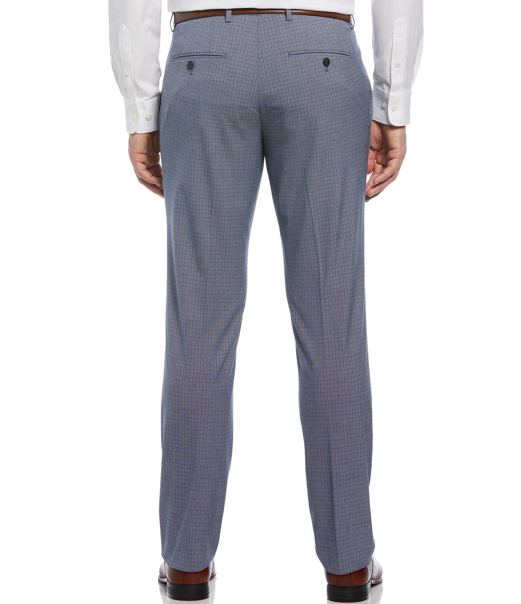 Perry Ellis Slim Fit Flat Front Suit Separates Dress Pants