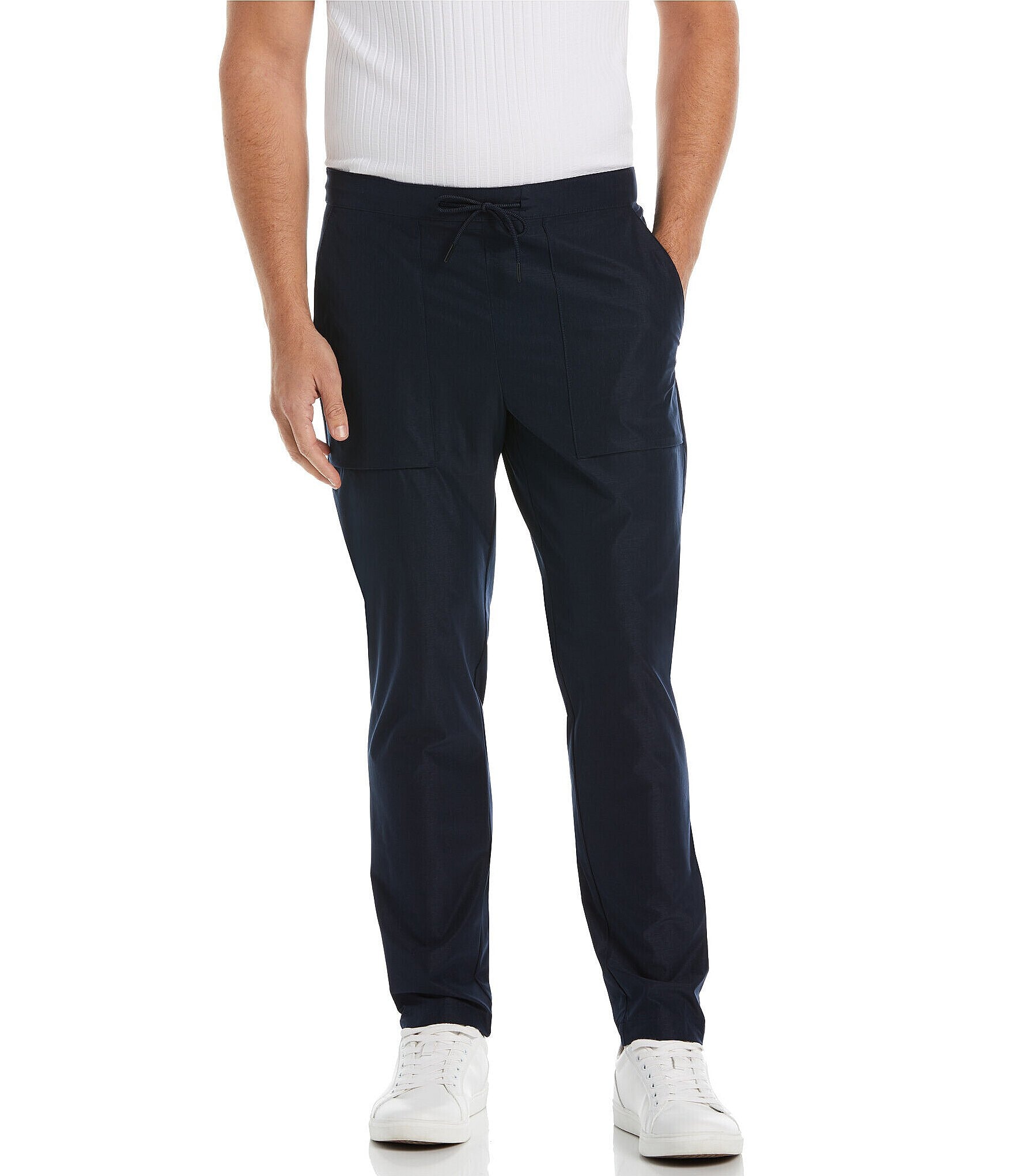 Perry Ellis Slim Fit Lightweight Tech Drawstring Pants | Dillard's