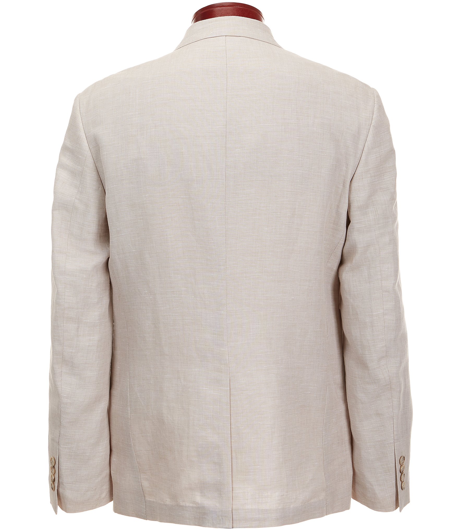 Perry Ellis Slim Fit Linen Herringbone Suit Separates Jacket