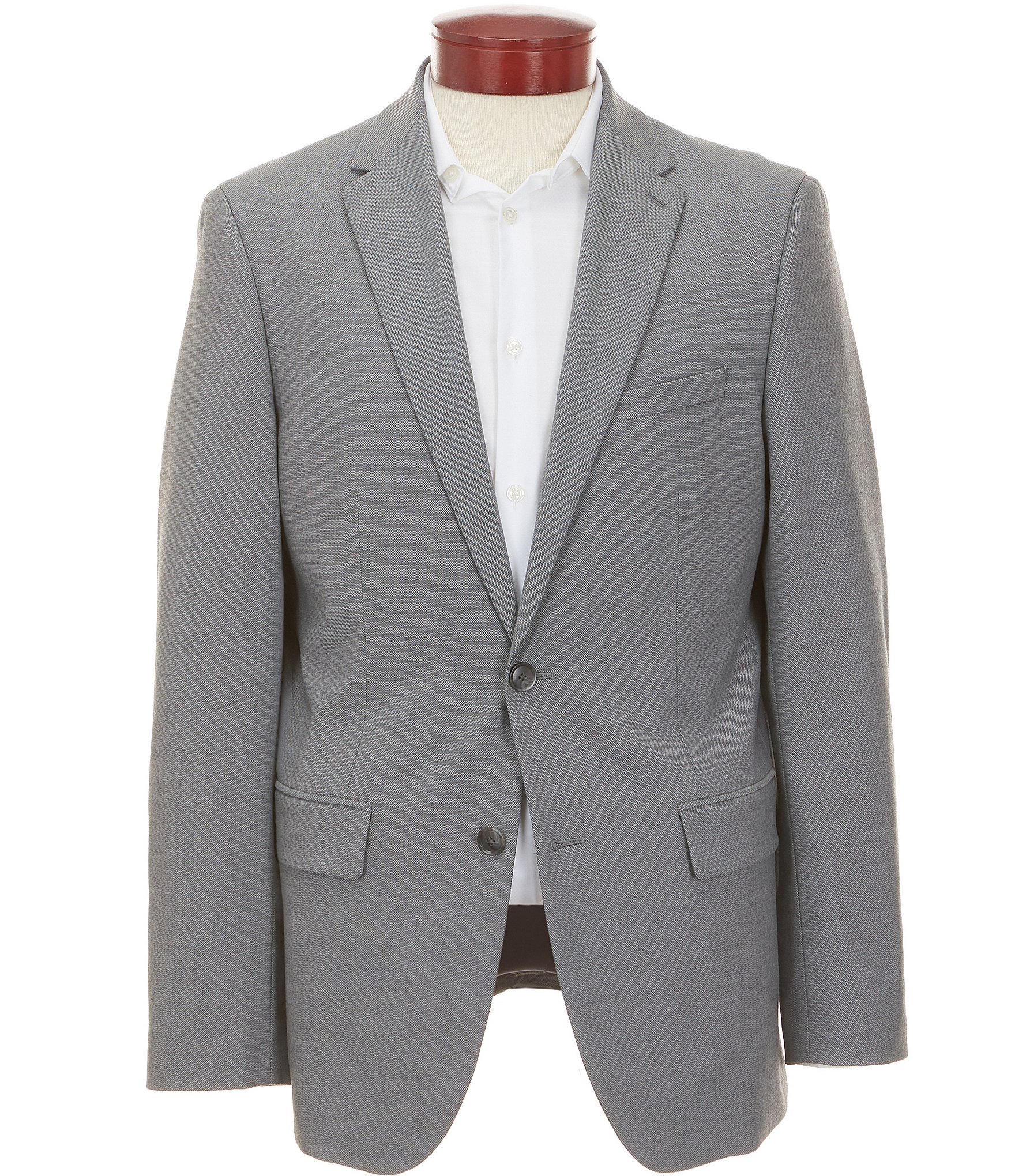 Perry Ellis Slim Fit Performance Stretch Dobby Louis Suit Separates Jacket