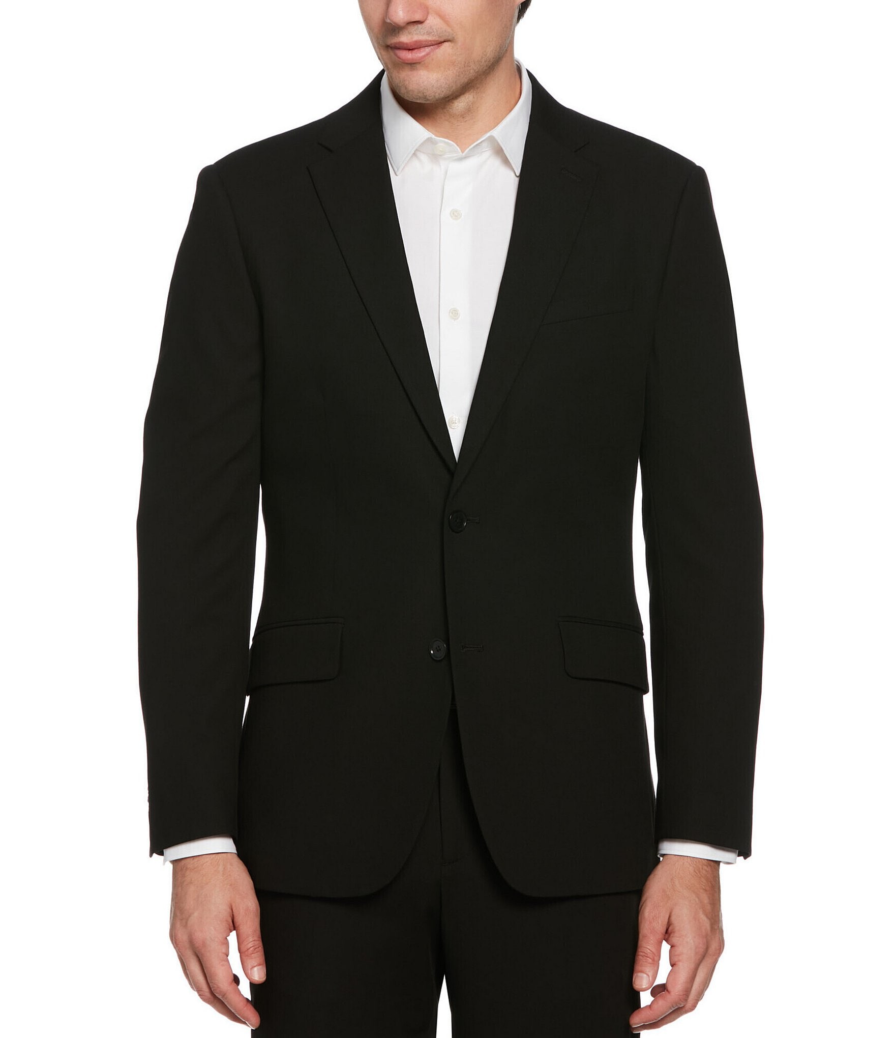 Perry Ellis Slim-Fit Performance Stretch Dobby Louis Suit Separates Jacket