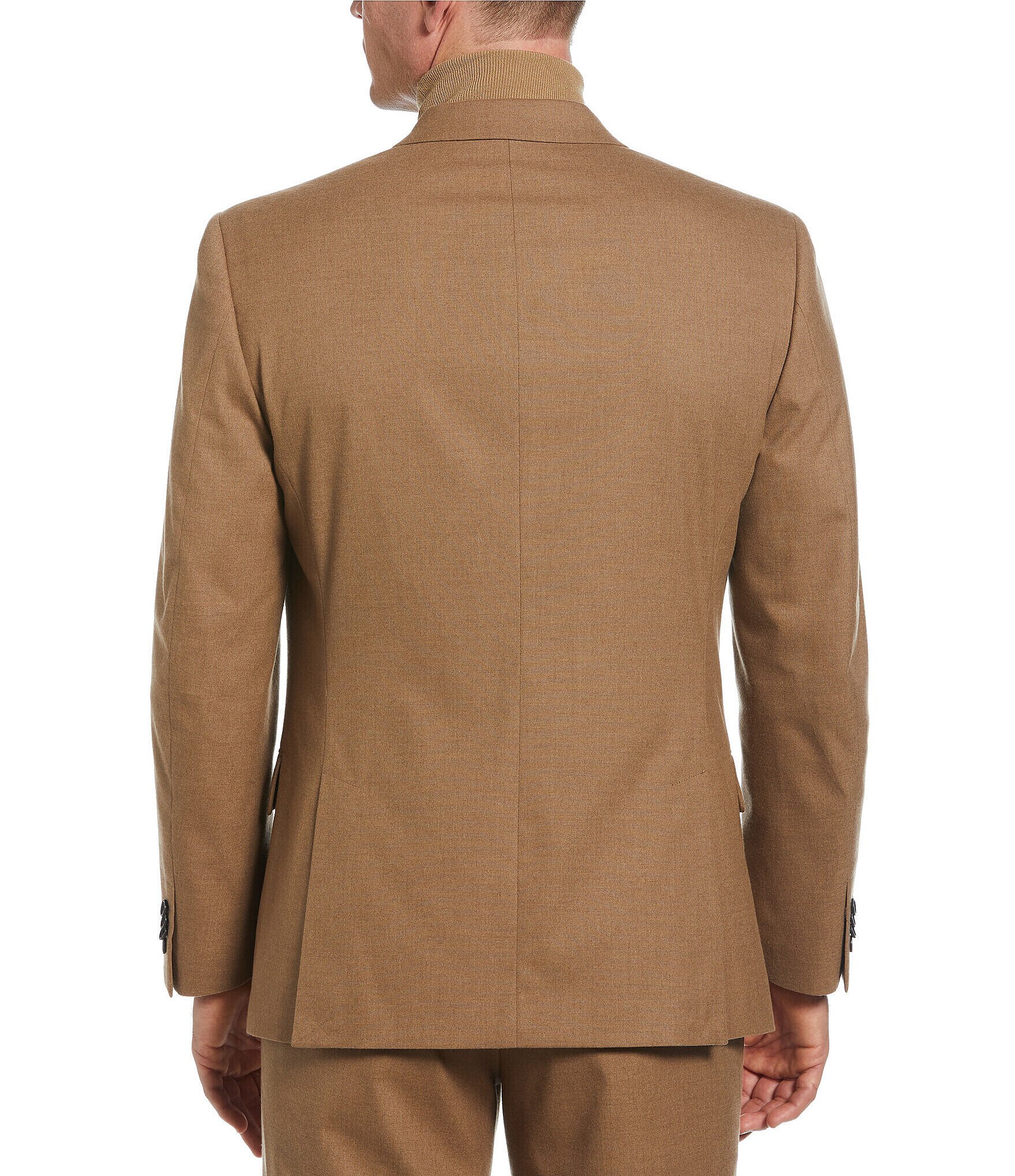 Perry Ellis Solid Stretch Double-Breasted Suit Separates Jacket