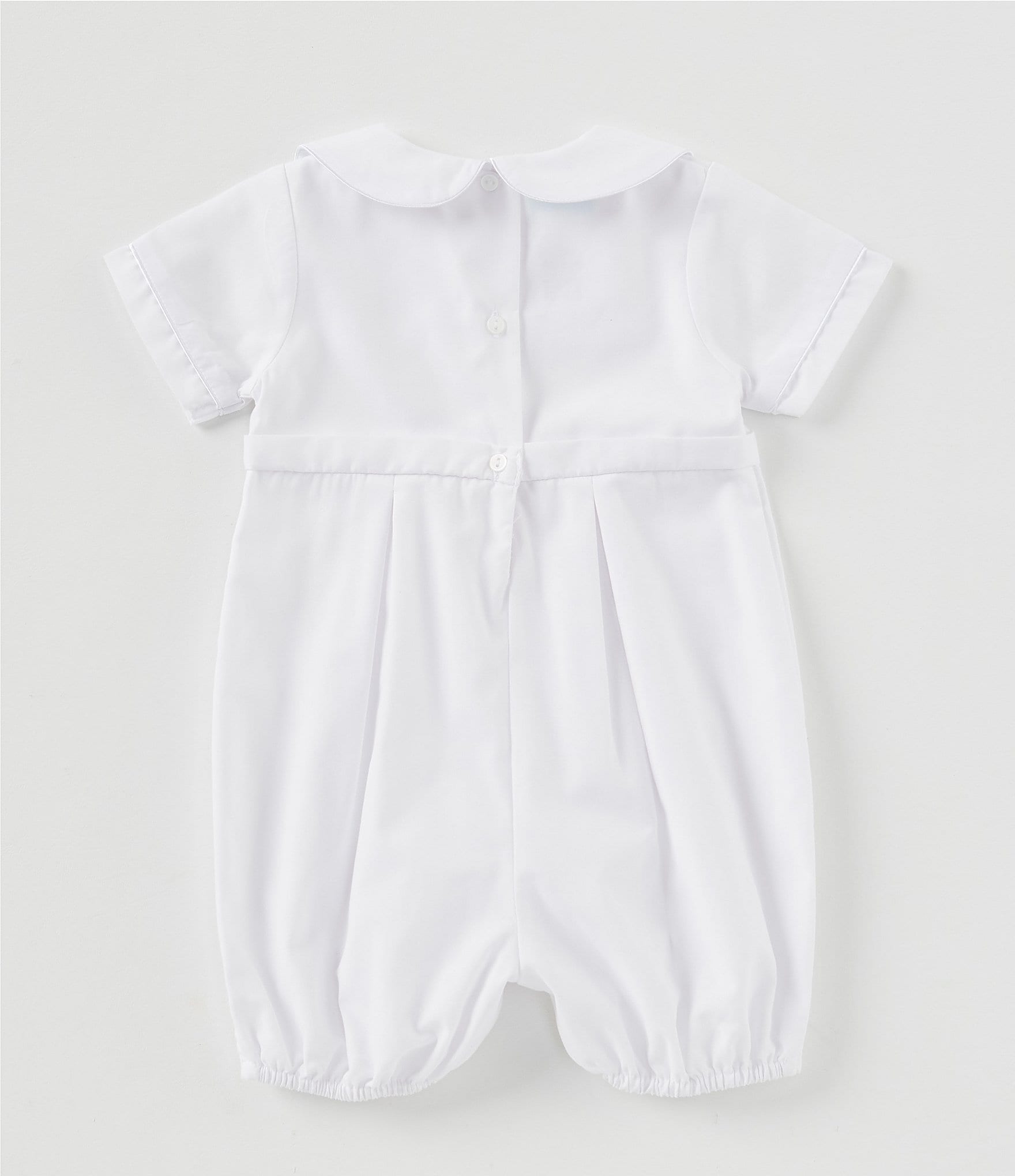 Petit Ami Baby -12 Months Christening Romper & Bonnet Set