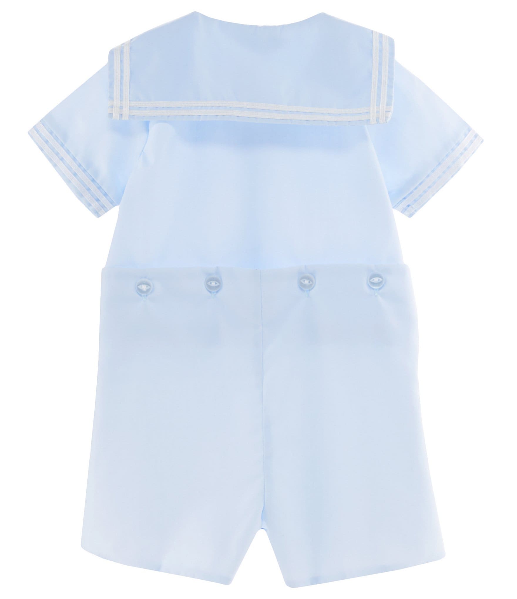 Petit Ami Baby Boys 3-24 Months Sailor Suit Jon Jon Shortall