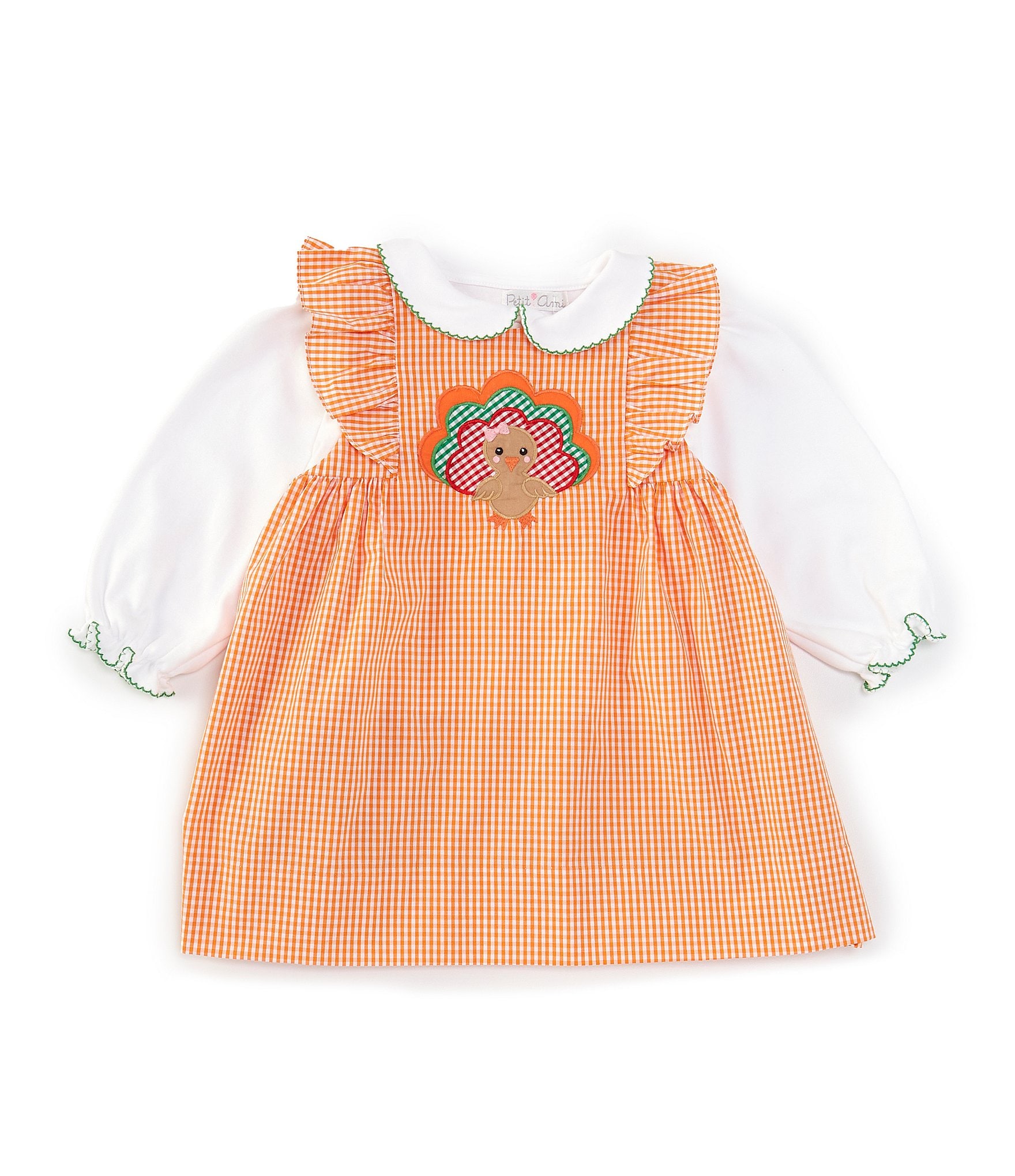 Petit Ami Baby Girls 12-24 Months Sleeveless Thanksgiving Turkey ...