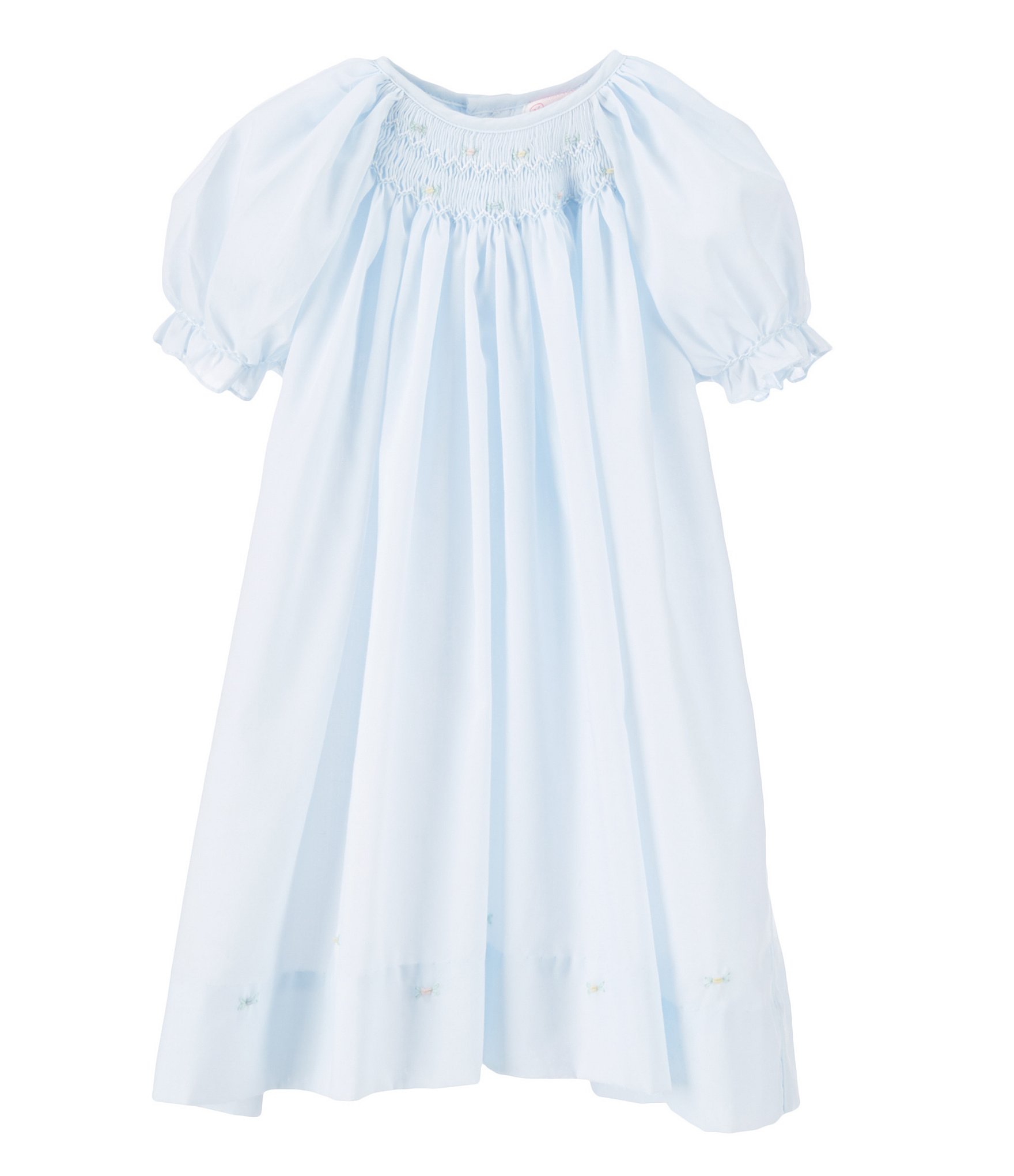 Petit Ami Romper & Hat 5632 Short Sleeve Tucks Pleats White Newborn #10400 