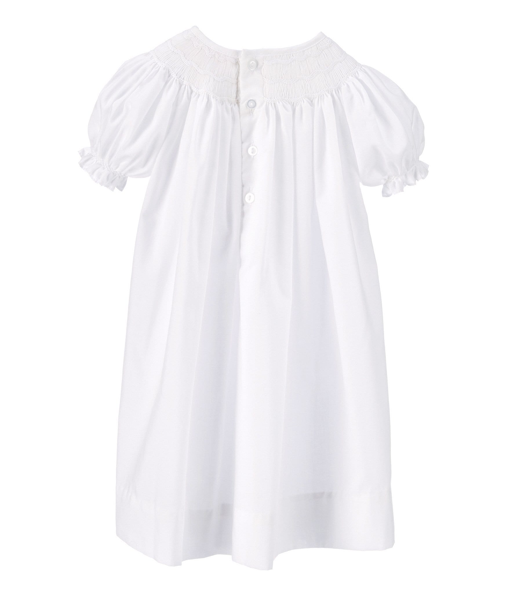 Petit Ami Baby Girls Newborn-9 Months Smocked Christening Gown