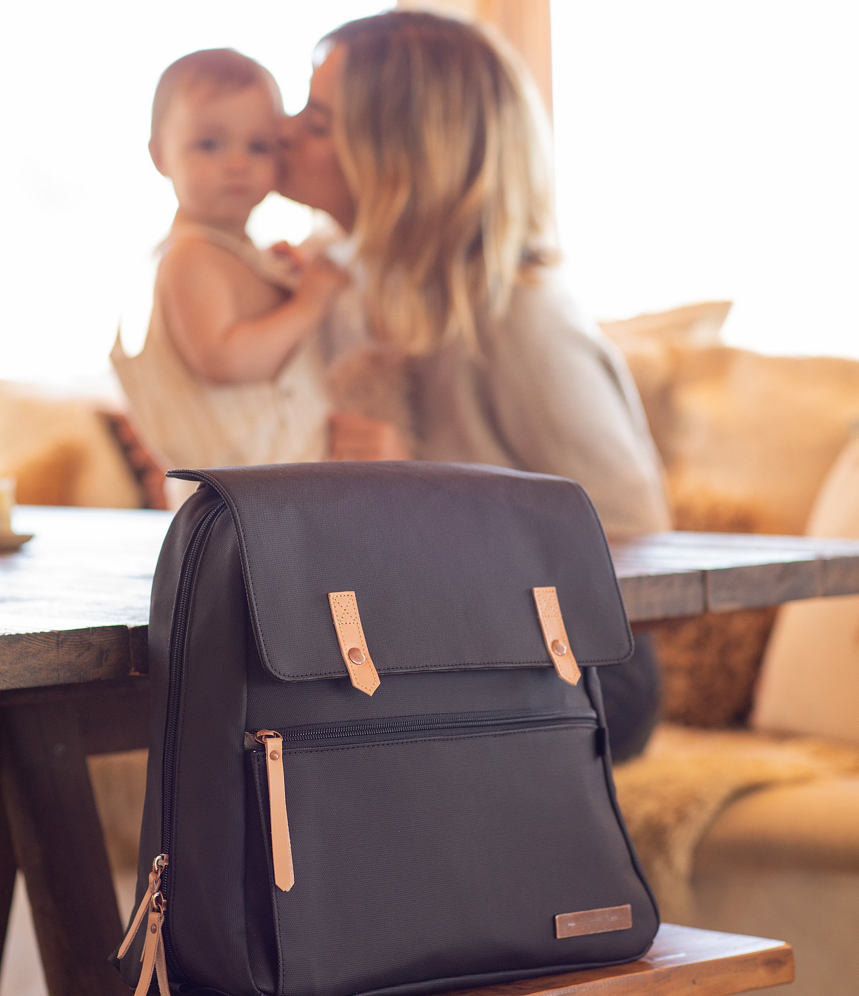 Petunia Pickle Bottom Meta Canvas Backpack - Black Matte