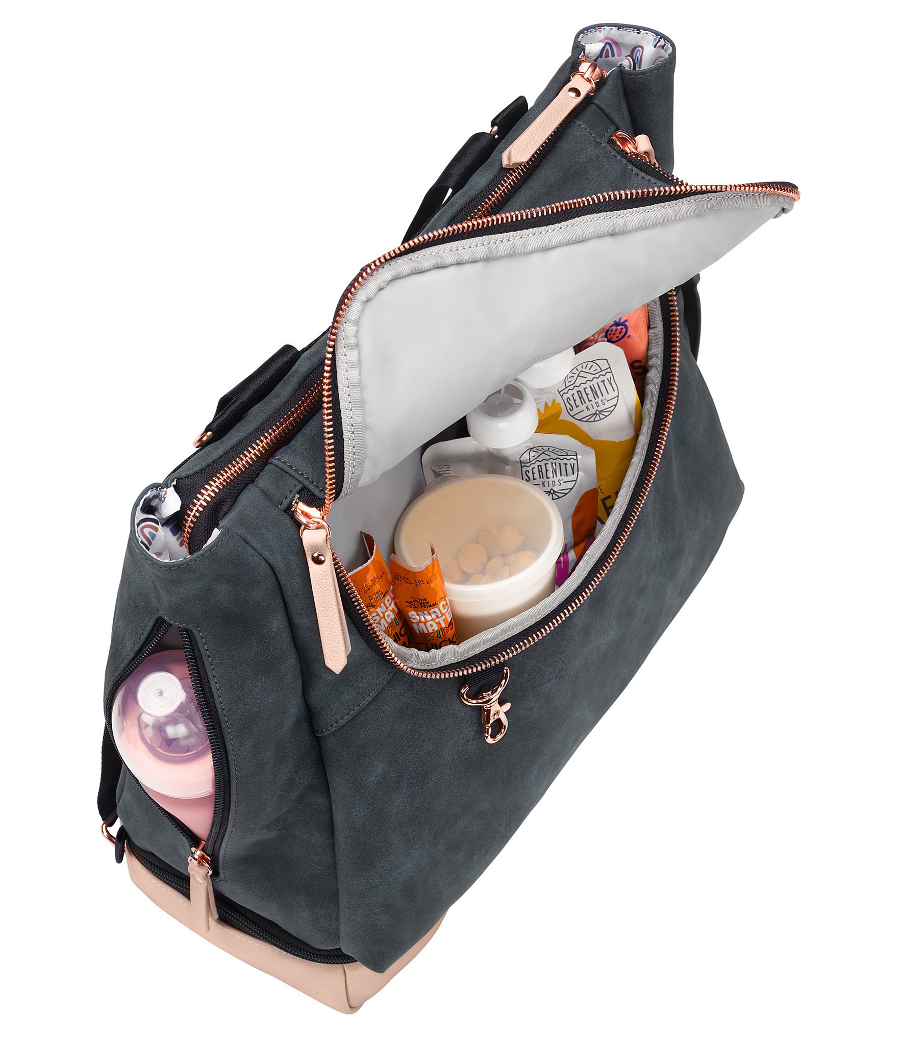 Petunia Pickle Bottom Pivot Colorblock Backpack/Tote Diaper Backpack - Matte